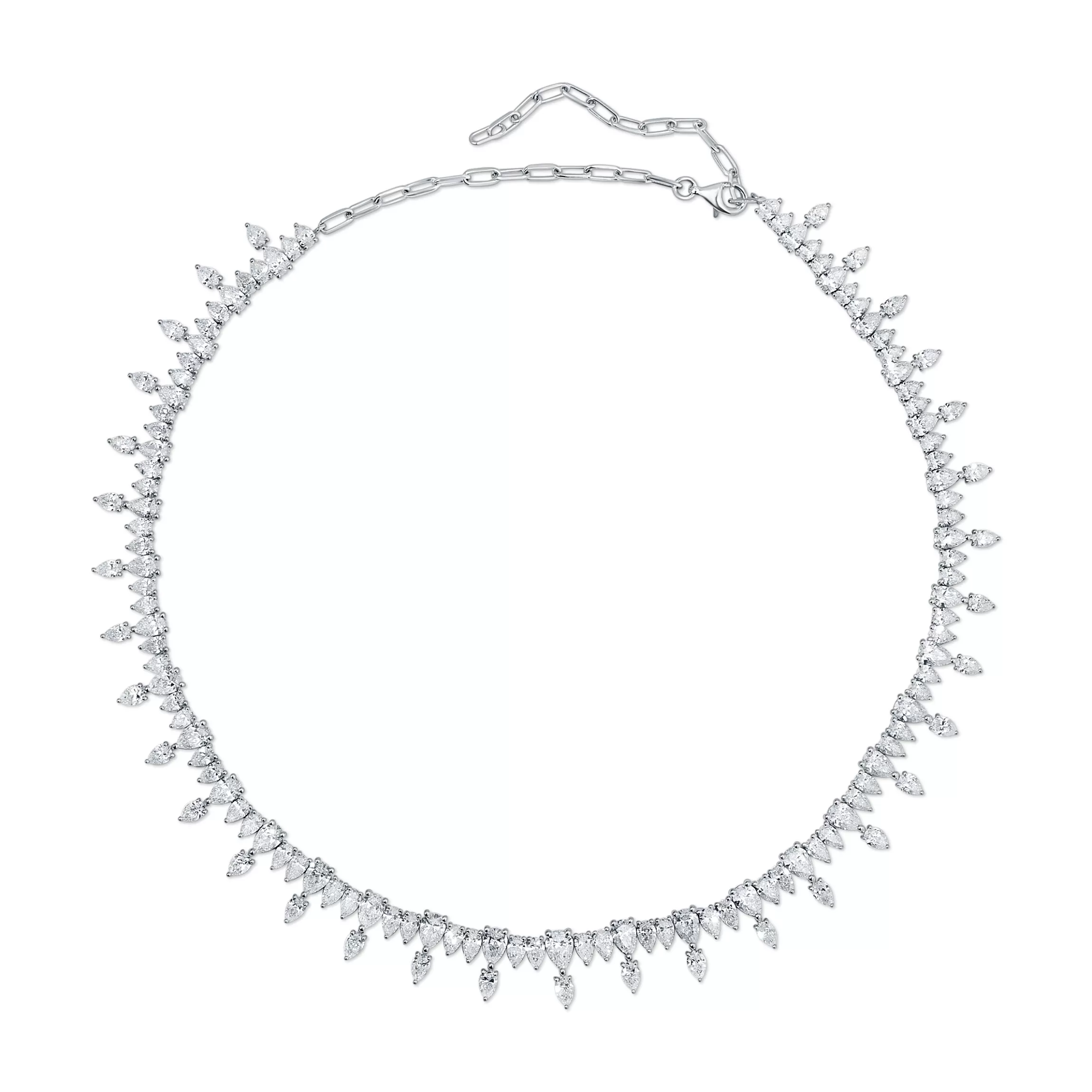 Anita Ko ATLAS PEAR DIAMOND CHOKER