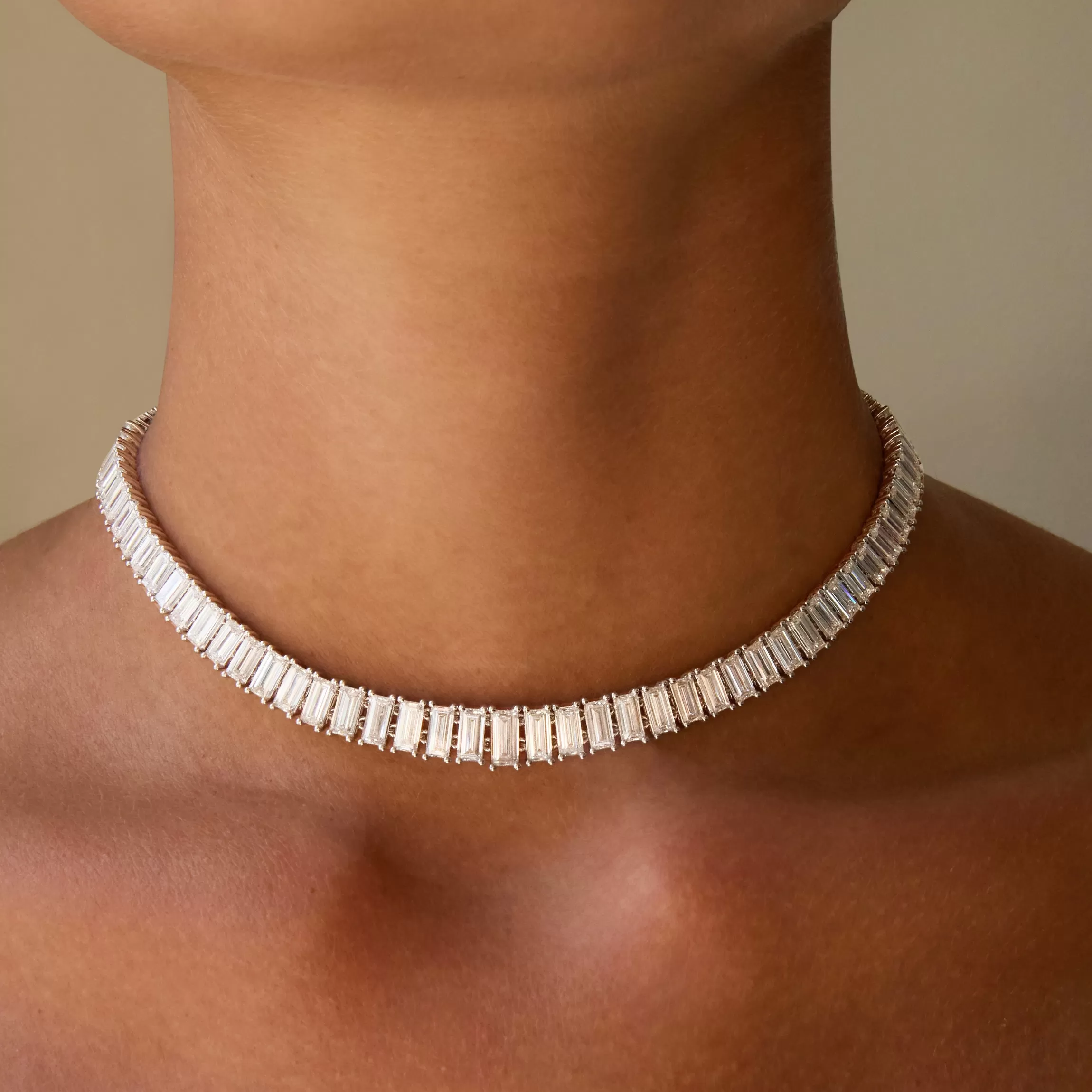 Anita Ko BAGUETTE DIAMOND CHOKER