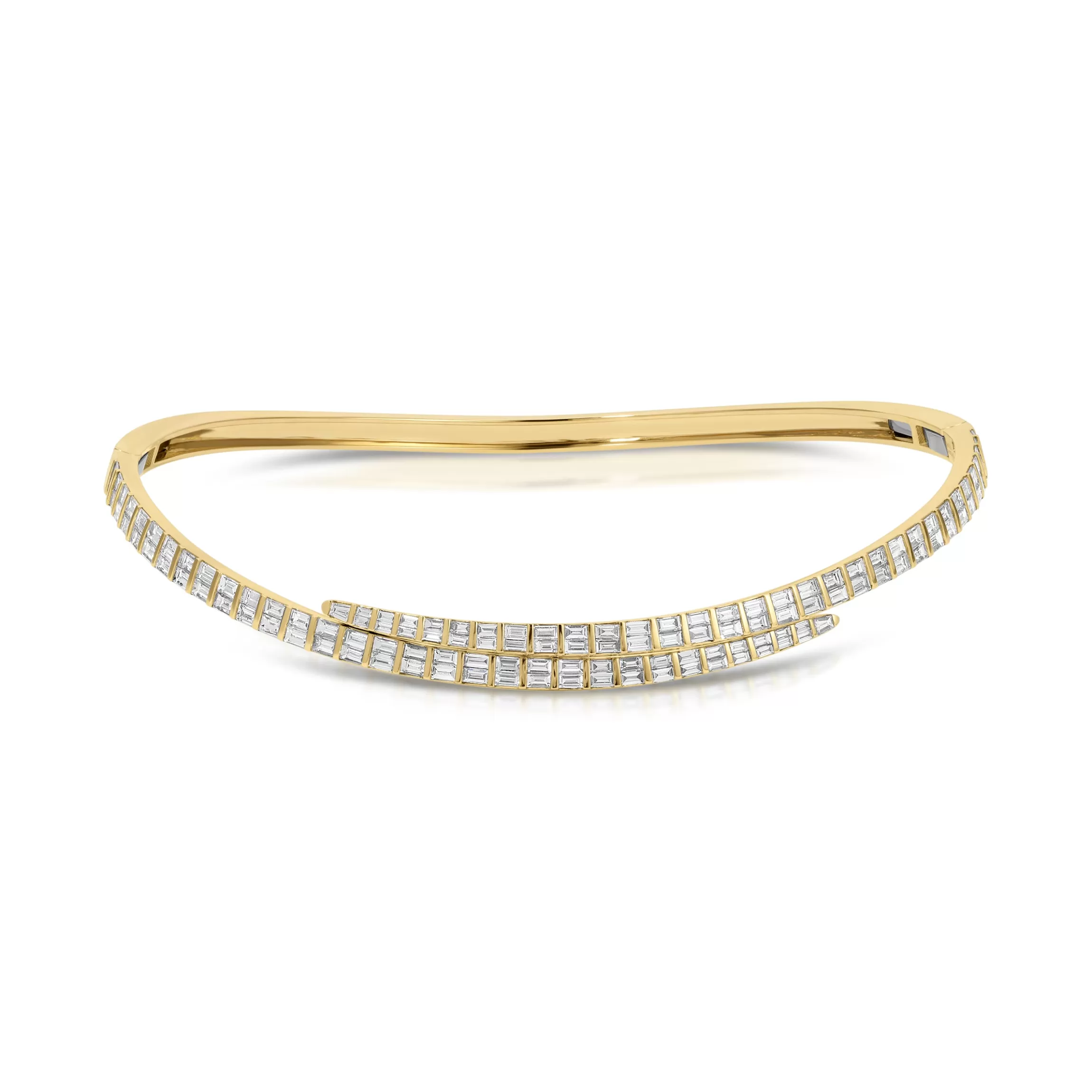 Anita Ko BAGUETTE DIAMOND COIL CHOKER