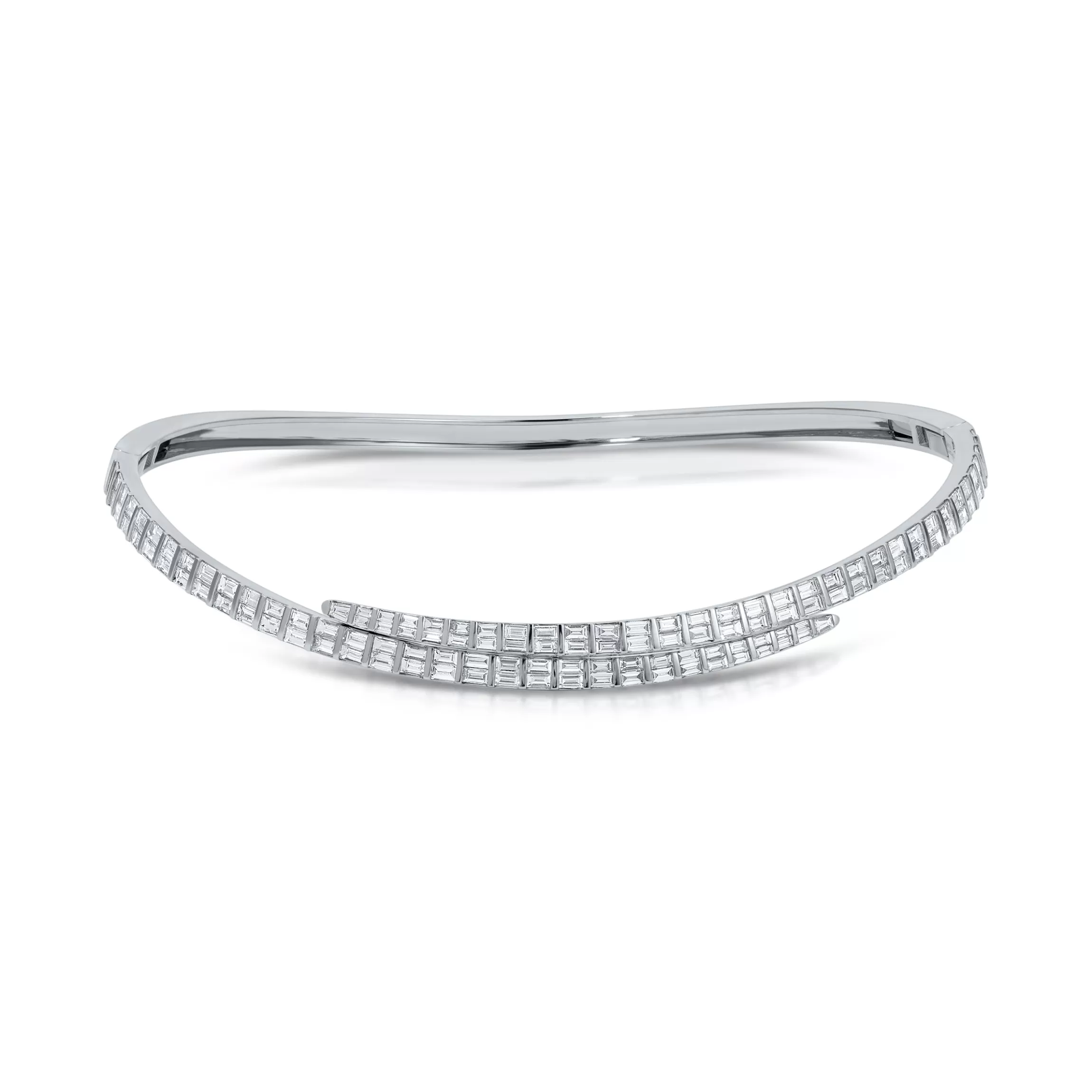 Anita Ko BAGUETTE DIAMOND COIL CHOKER