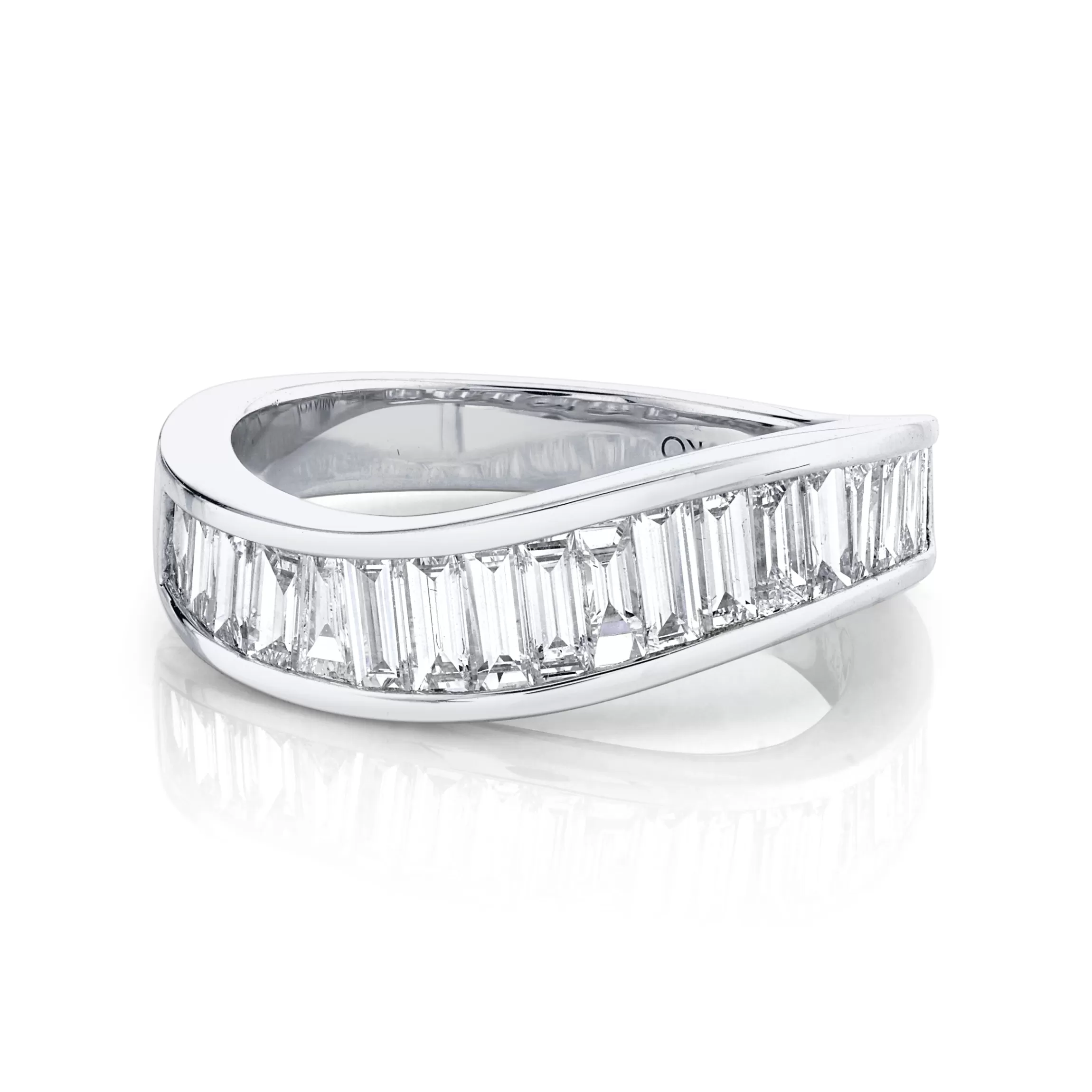 Anita Ko BAGUETTE DIAMOND WAVE RING