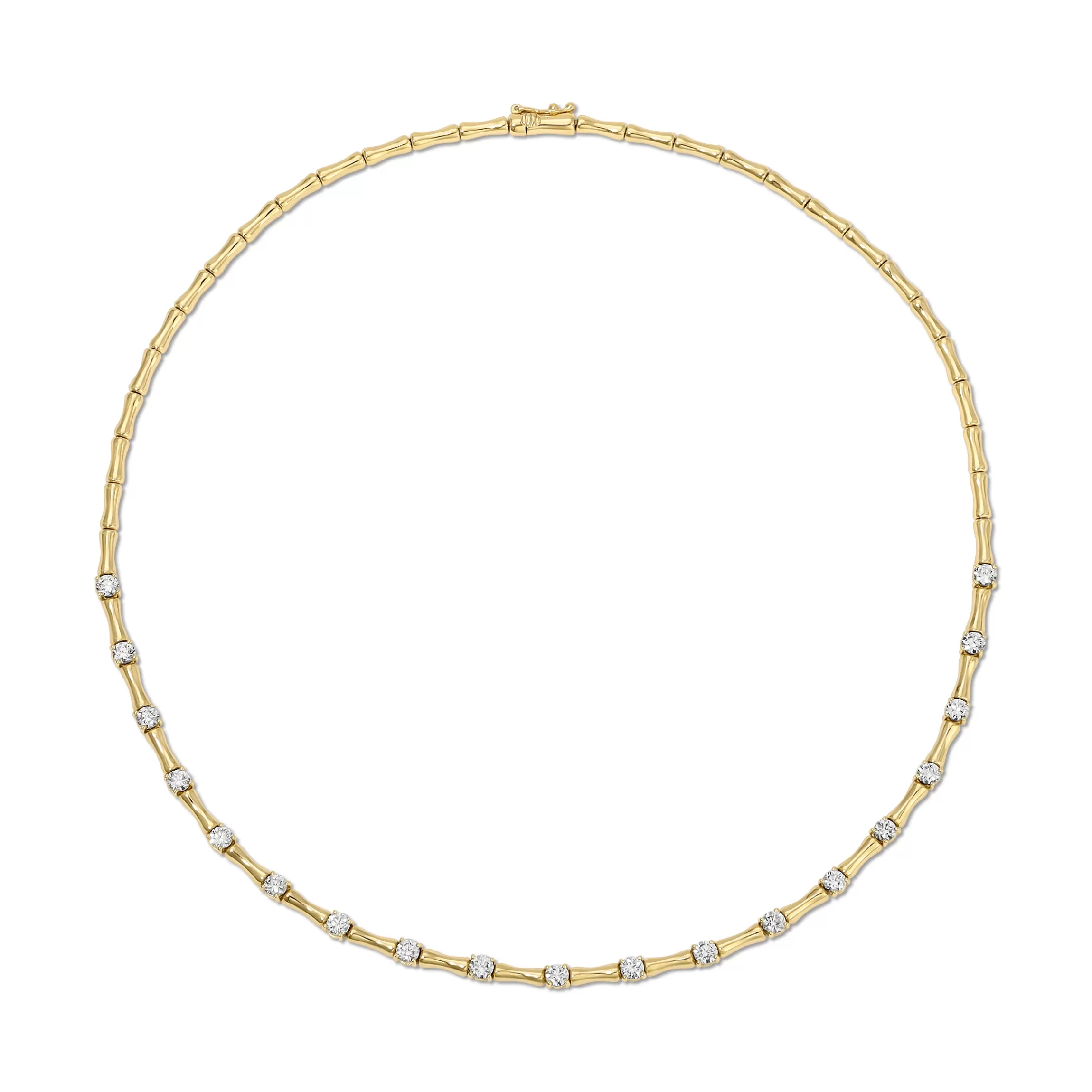 Anita Ko BAMBOO CHOKER WITH ROUND DIAMONDS