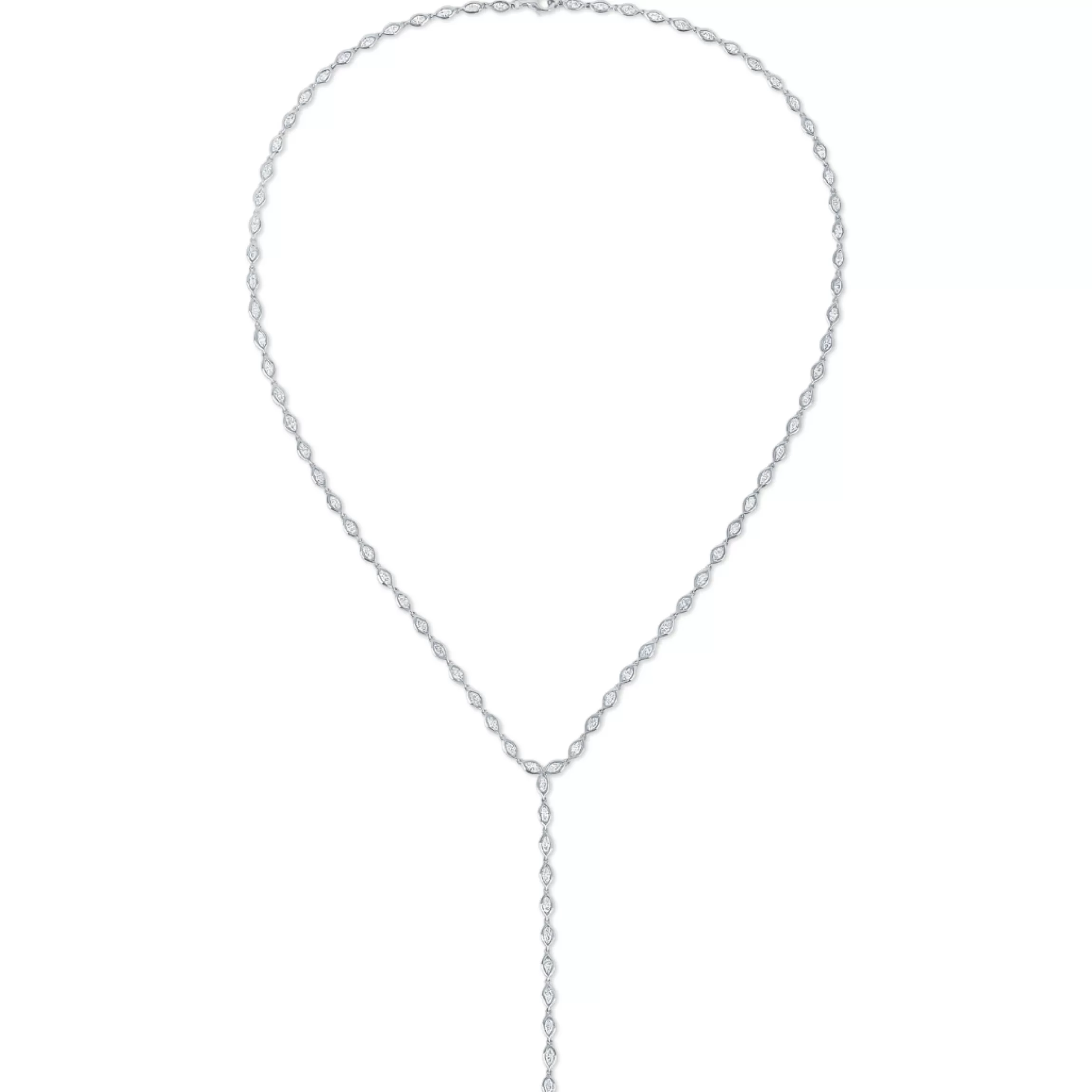 Anita Ko BEZELED MARQUISE DIAMOND LARIAT