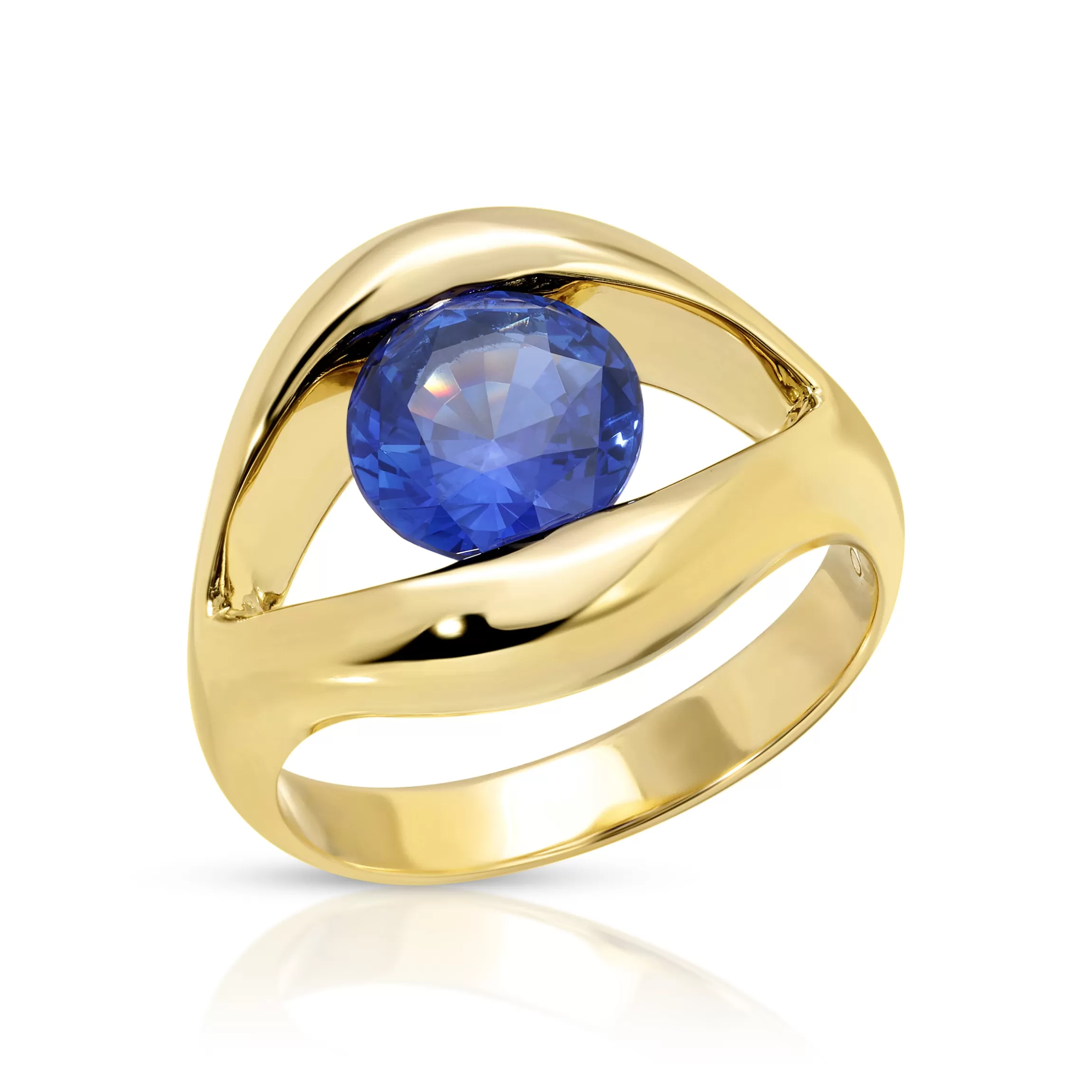 Anita Ko BLUE SAPPHIRE EYE RING