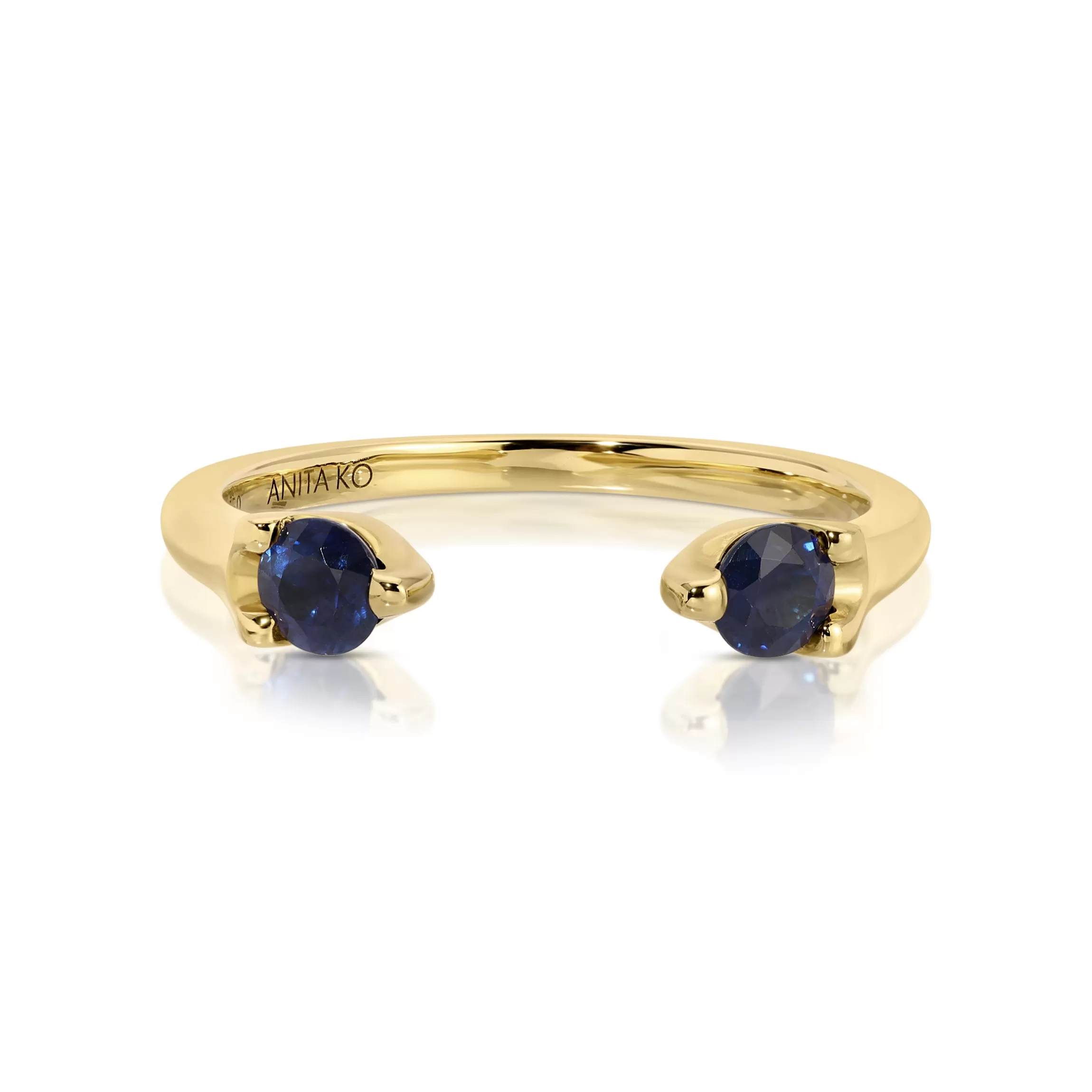 Anita Ko BLUE SAPPHIRE ORBIT RING