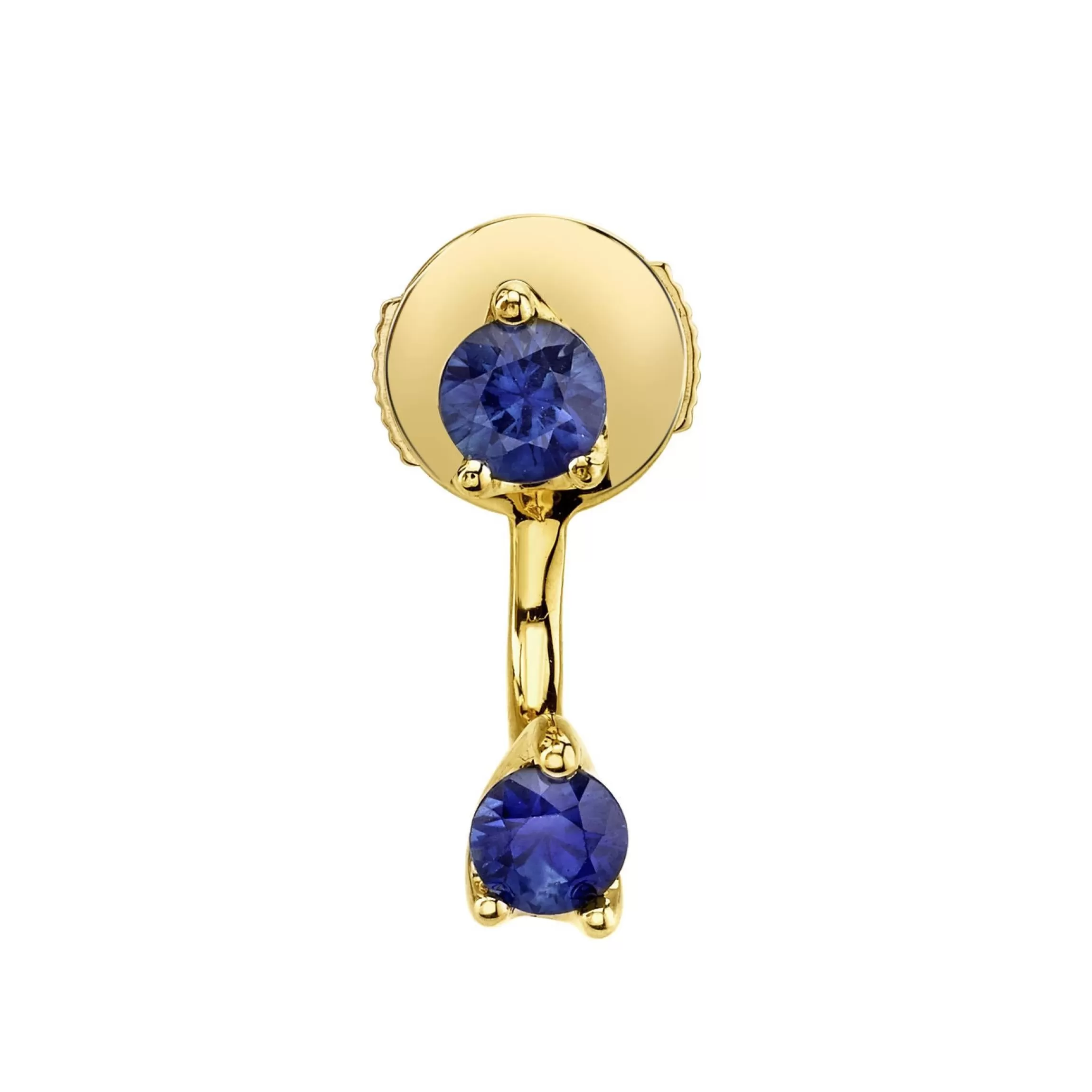 Anita Ko CLASSIC BLUE SAPPHIRE ORBIT EARRING