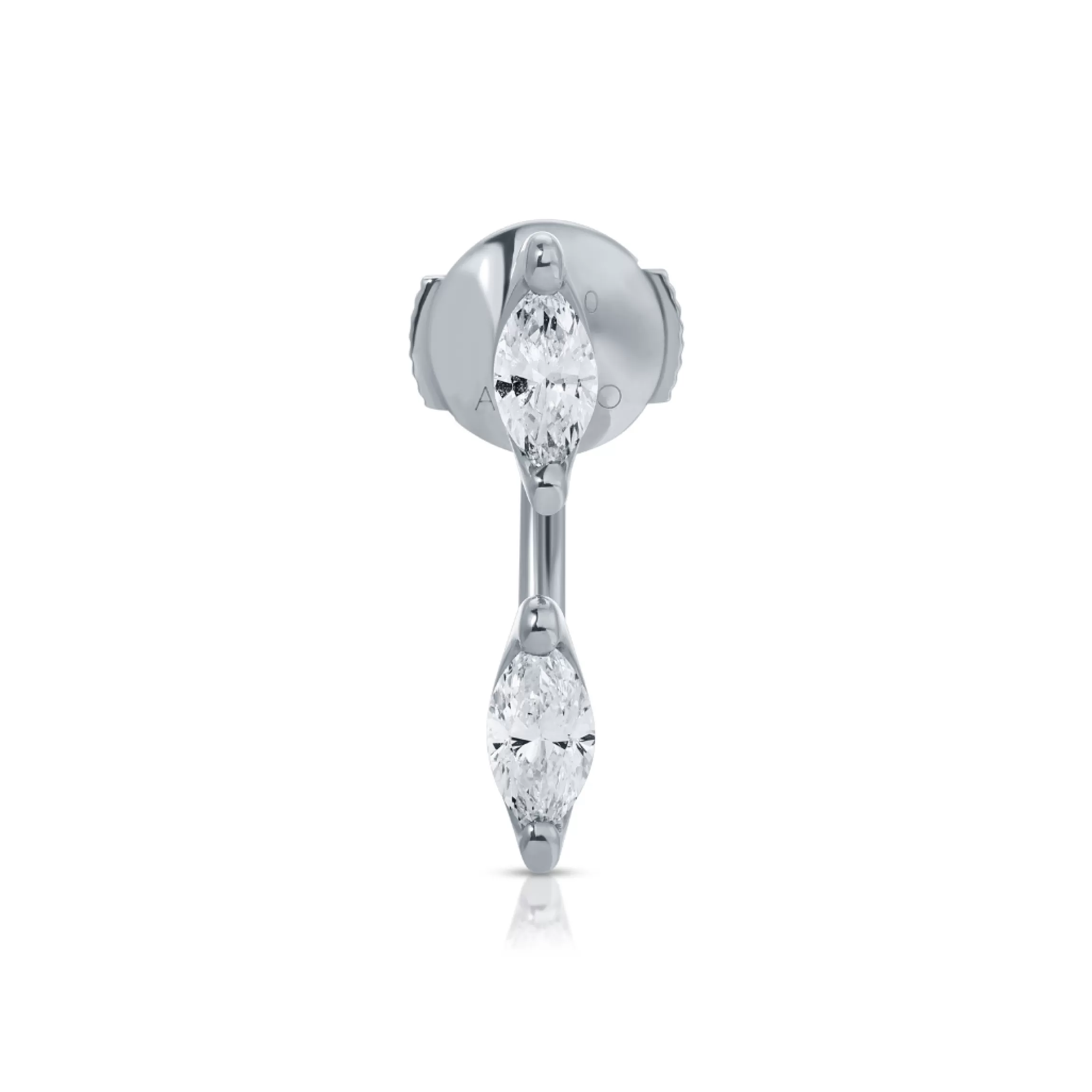 Anita Ko CLASSIC MARQUISE DIAMOND ORBIT EARRING