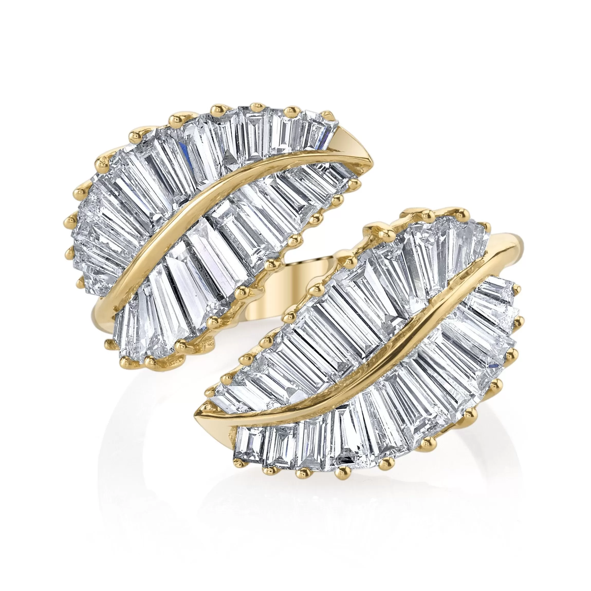 Anita Ko CLASSIC PALM LEAF DIAMOND RING