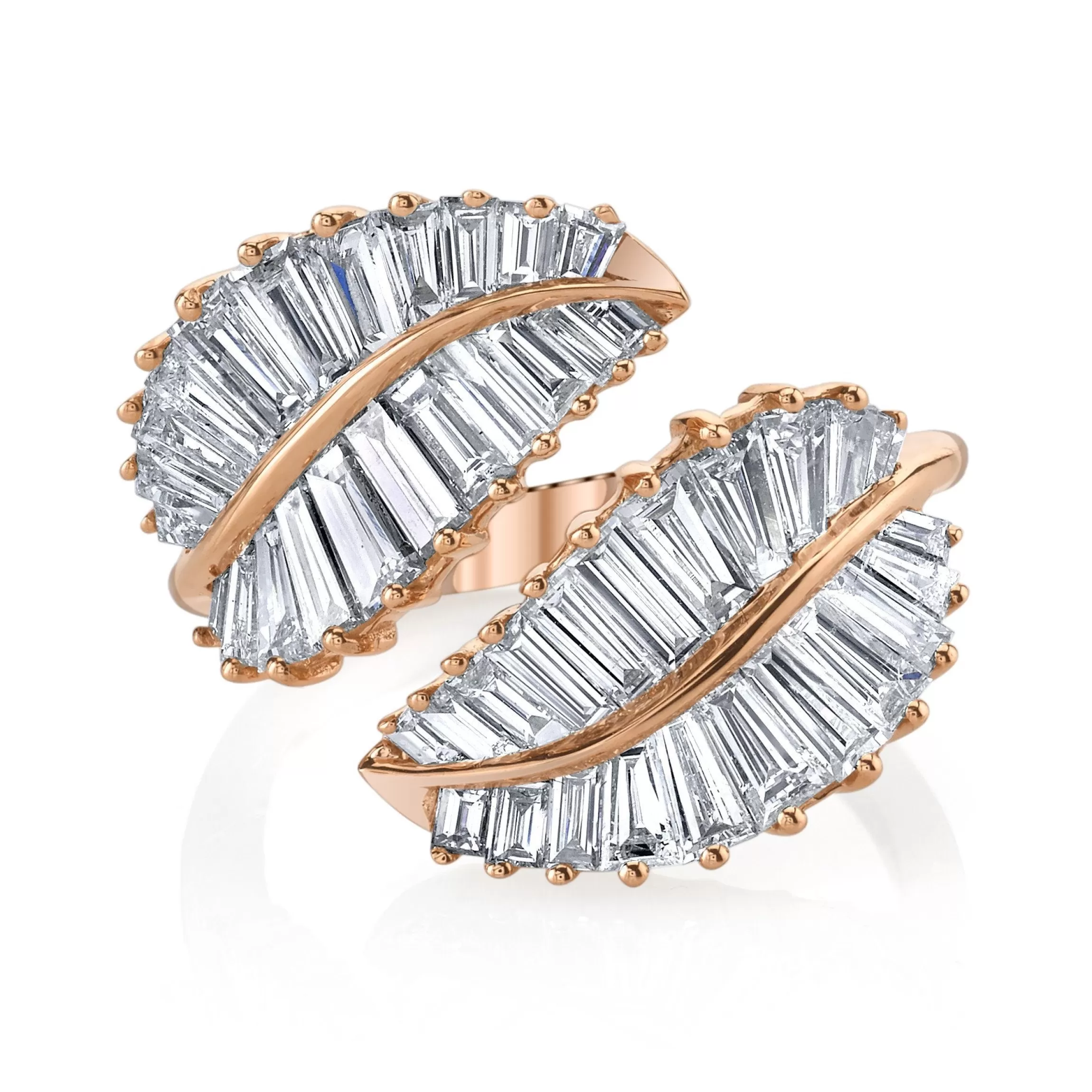 Anita Ko CLASSIC PALM LEAF DIAMOND RING