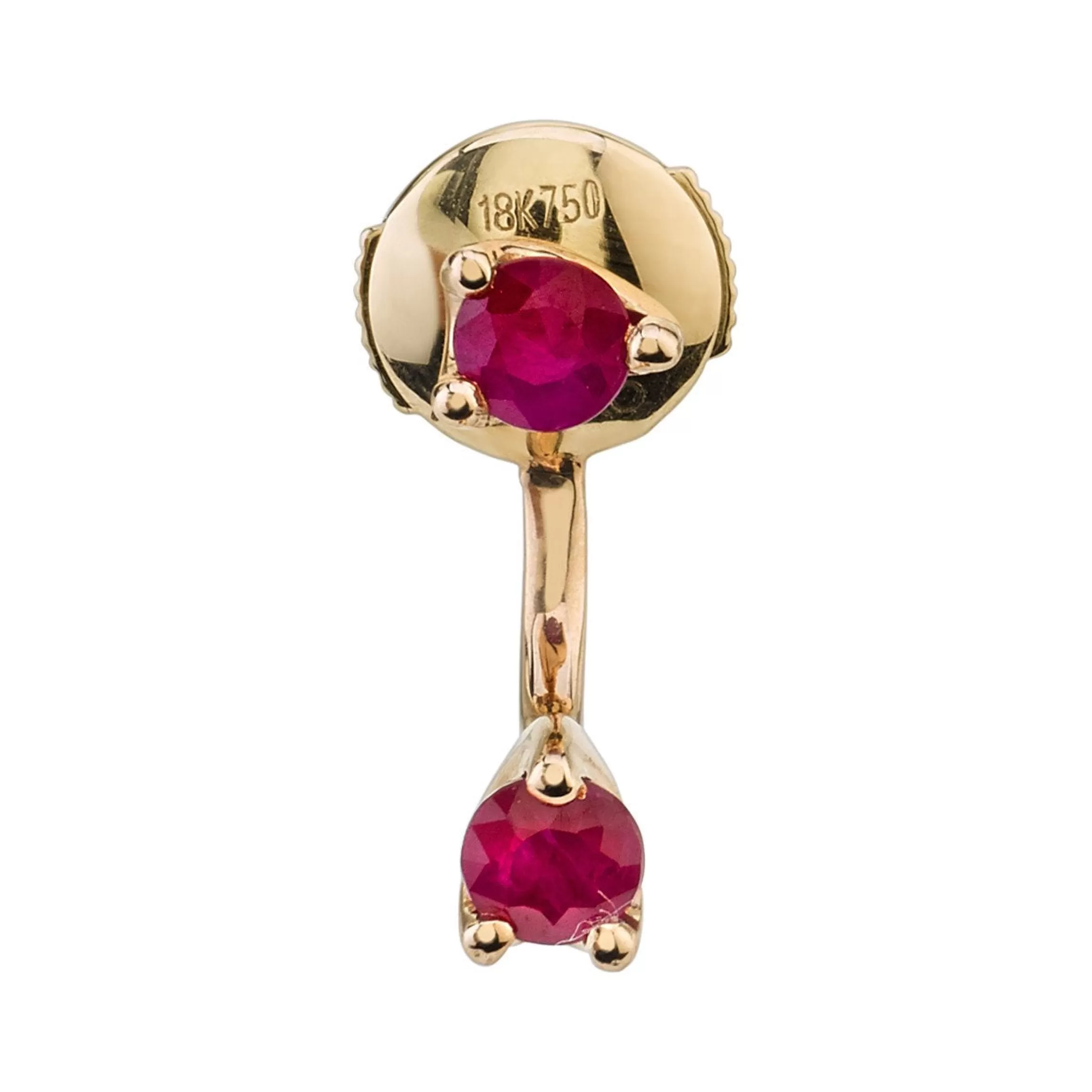 Anita Ko CLASSIC RUBY ORBIT EARRING