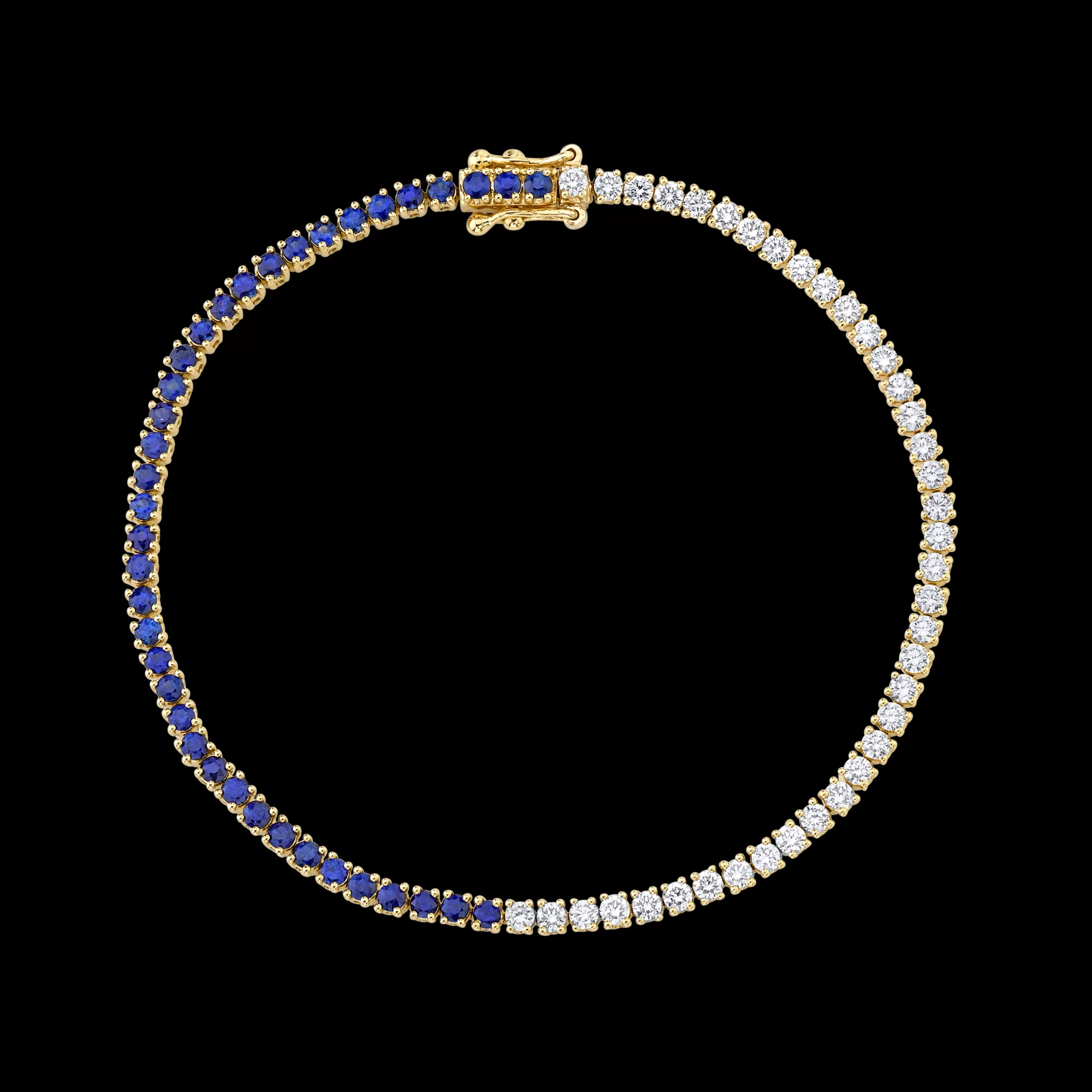 Anita Ko DIAMOND AND BLUE SAPPHIRE HEPBURN BRACELET