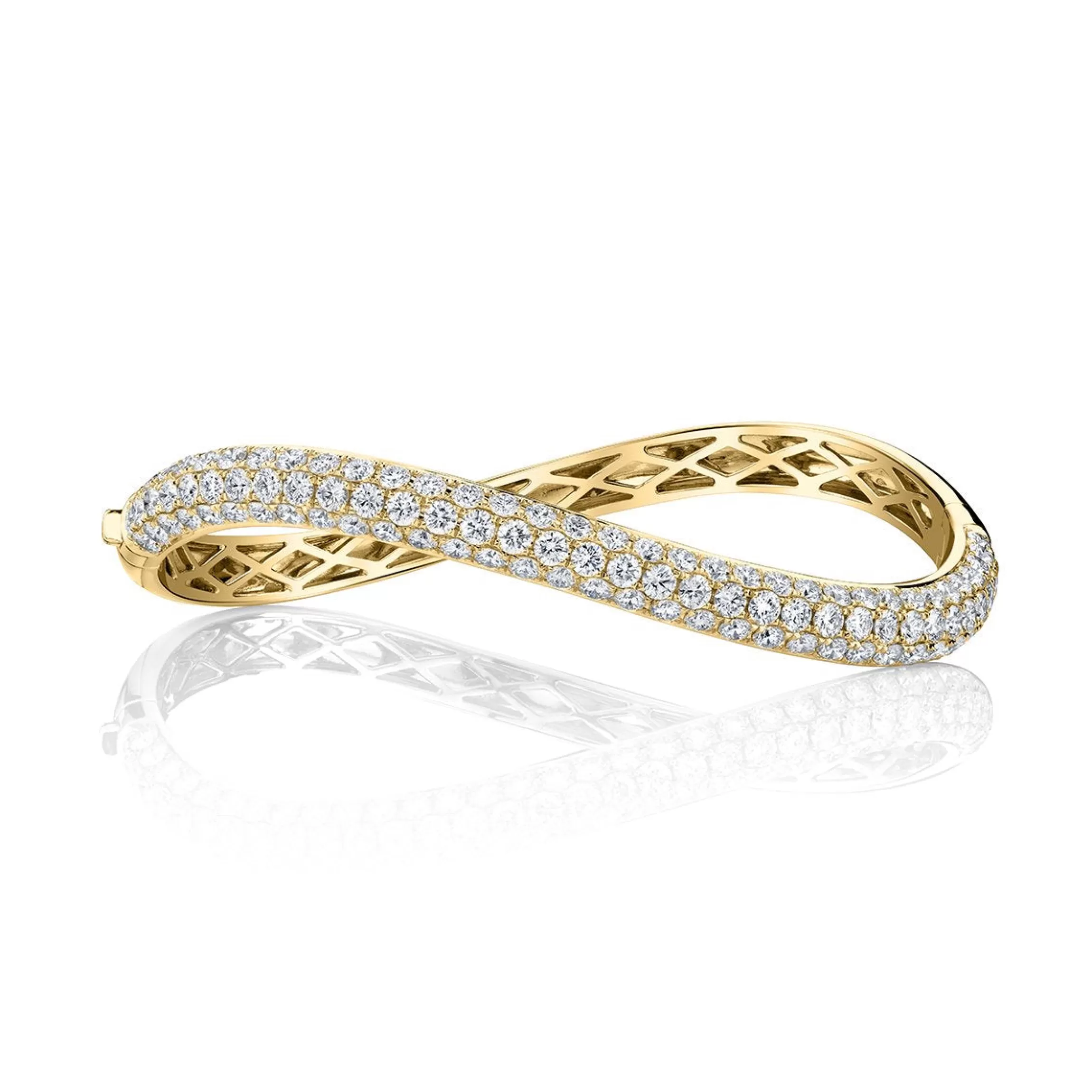 Anita Ko DIAMOND CURVED BANGLE