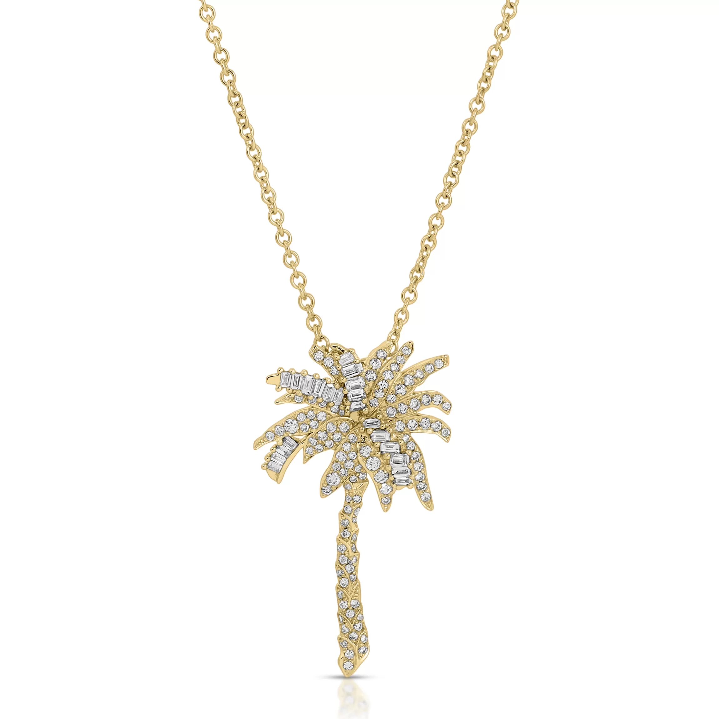 Anita Ko DIAMOND PALM TREE PENDANT