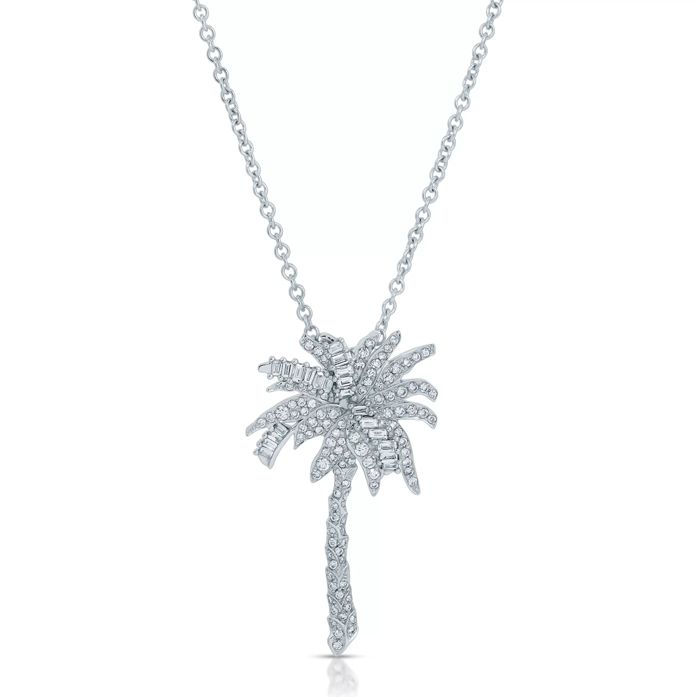 Anita Ko DIAMOND PALM TREE PENDANT