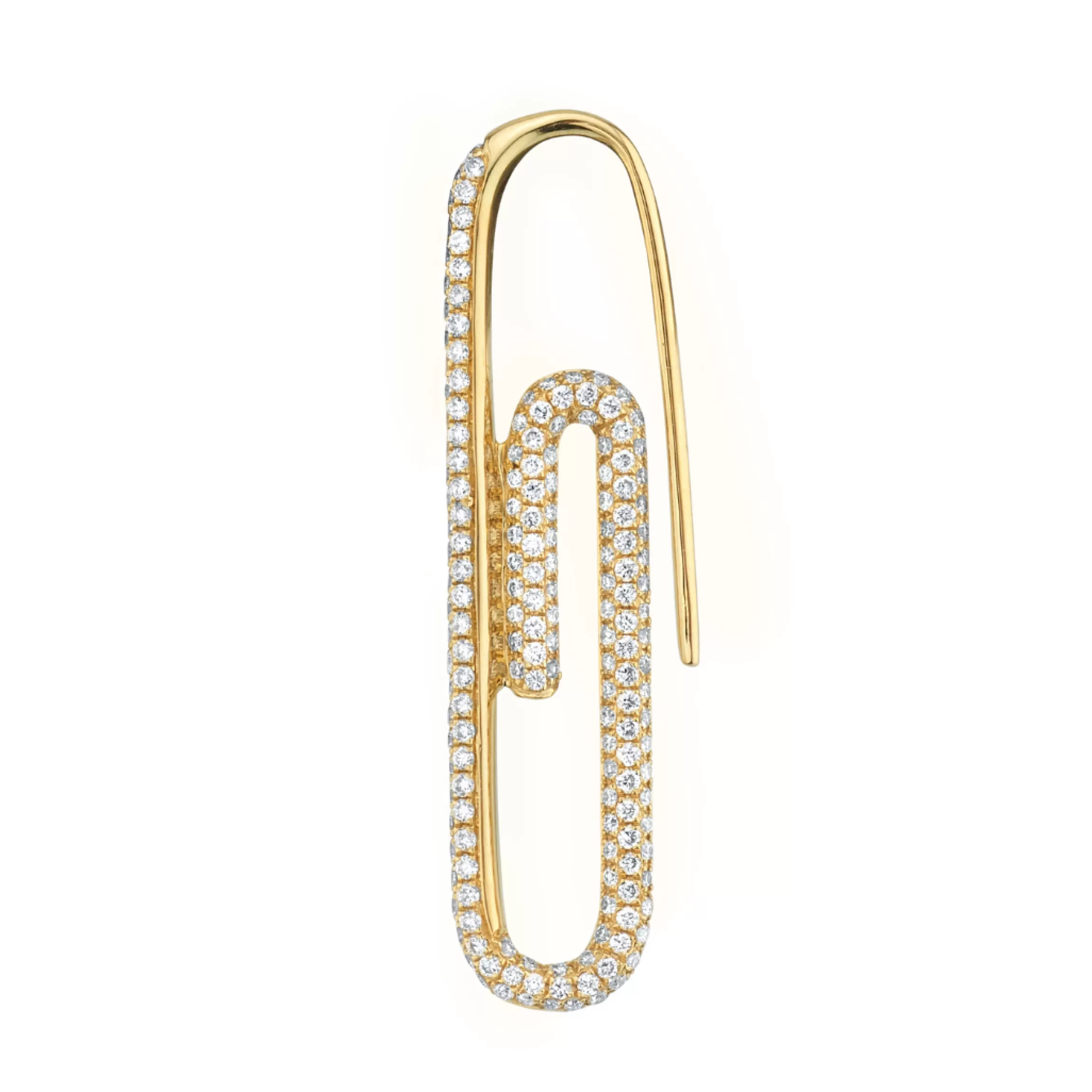 Anita Ko DIAMOND PAPER CLIP EARRING