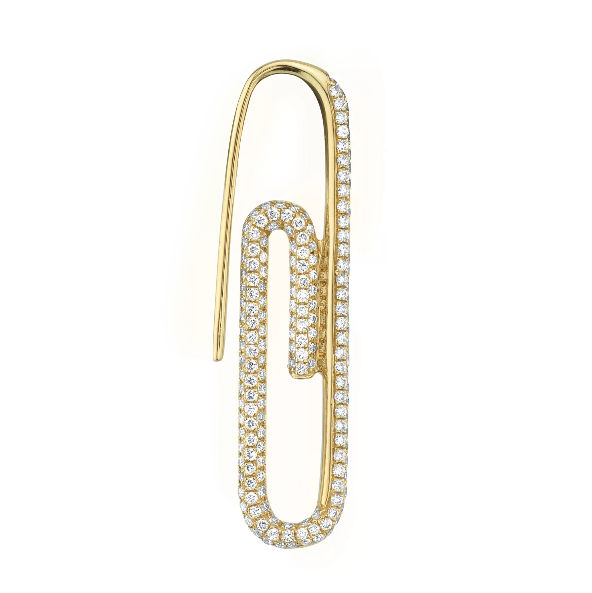 Anita Ko DIAMOND PAPER CLIP EARRING