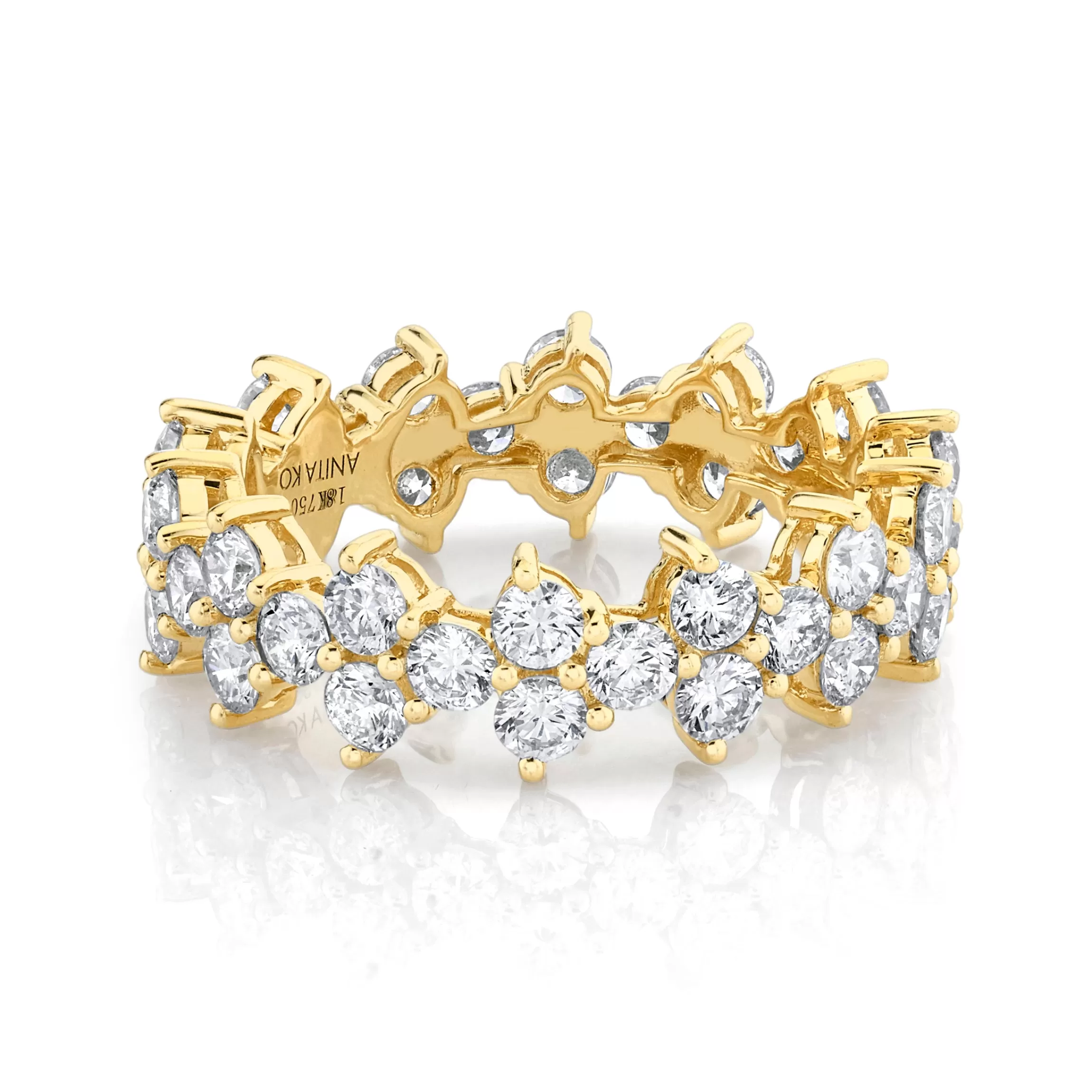 Anita Ko DIAMOND TRIANGLE ETERNITY BAND