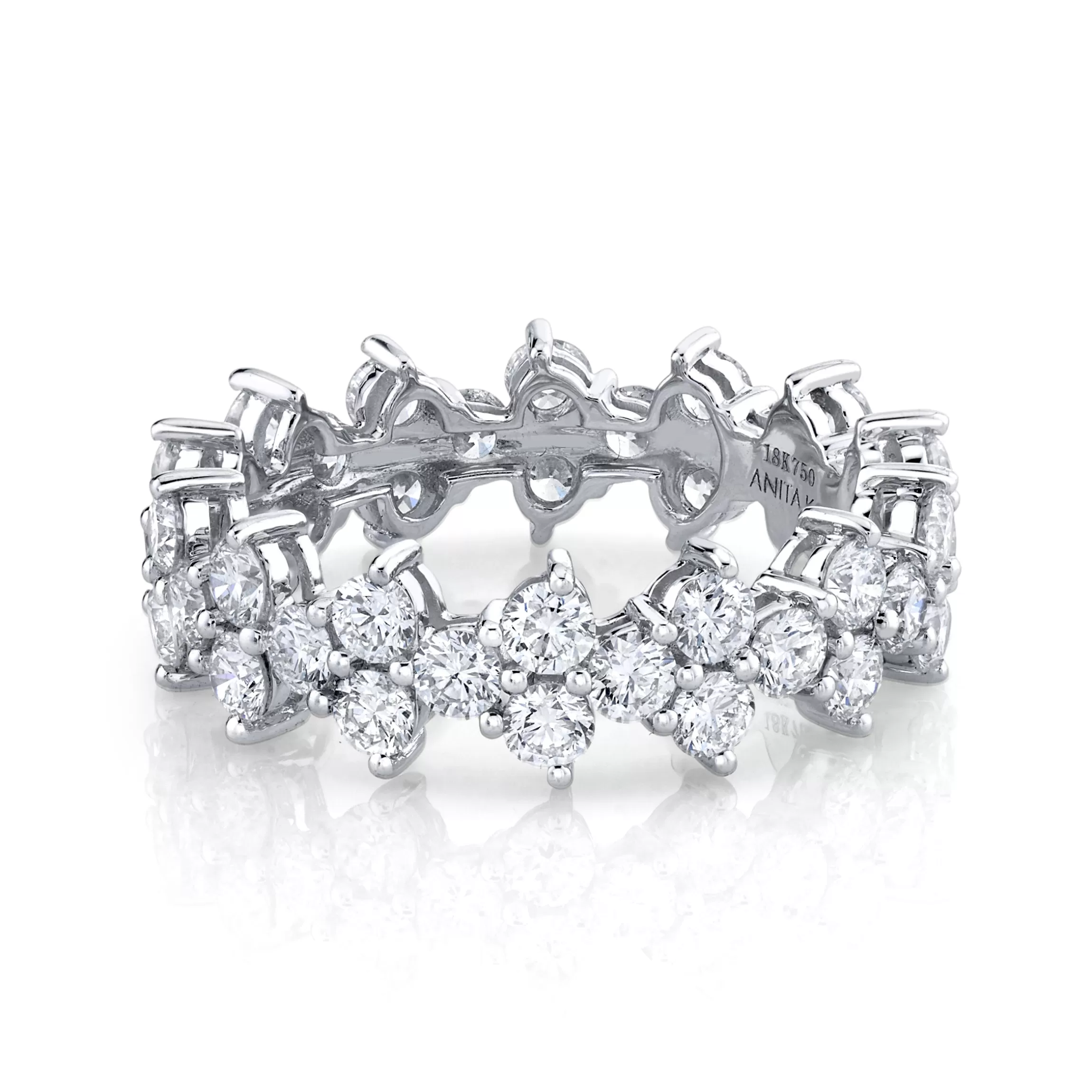 Anita Ko DIAMOND TRIANGLE ETERNITY BAND