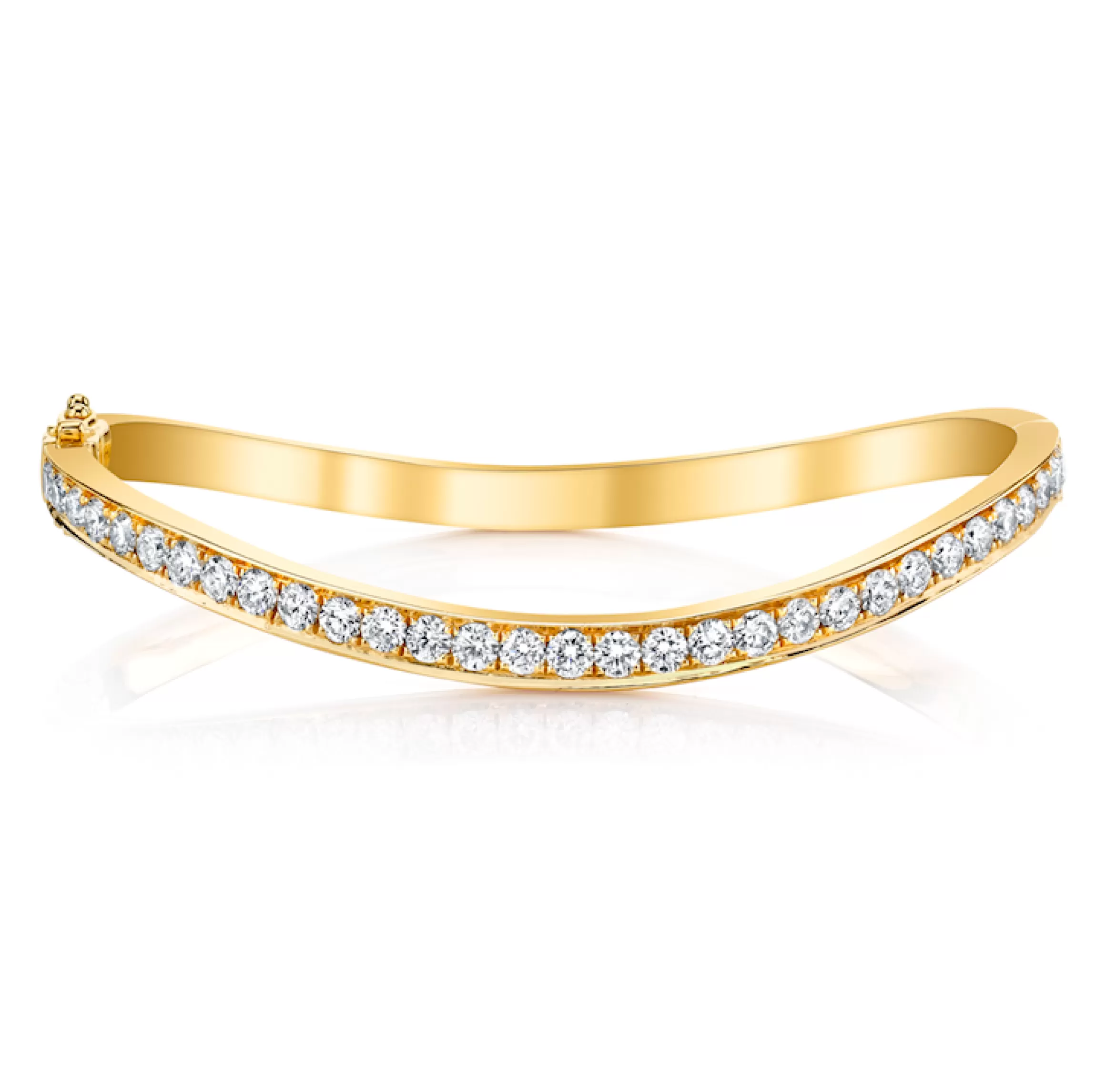 Anita Ko DIAMOND WAVE BANGLE