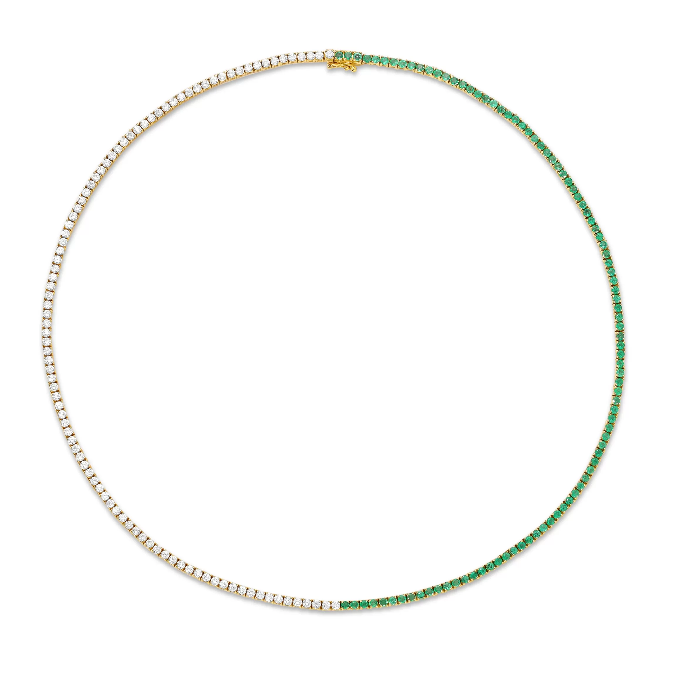 Anita Ko EMERALD AND DIAMOND HEPBURN CHOKER