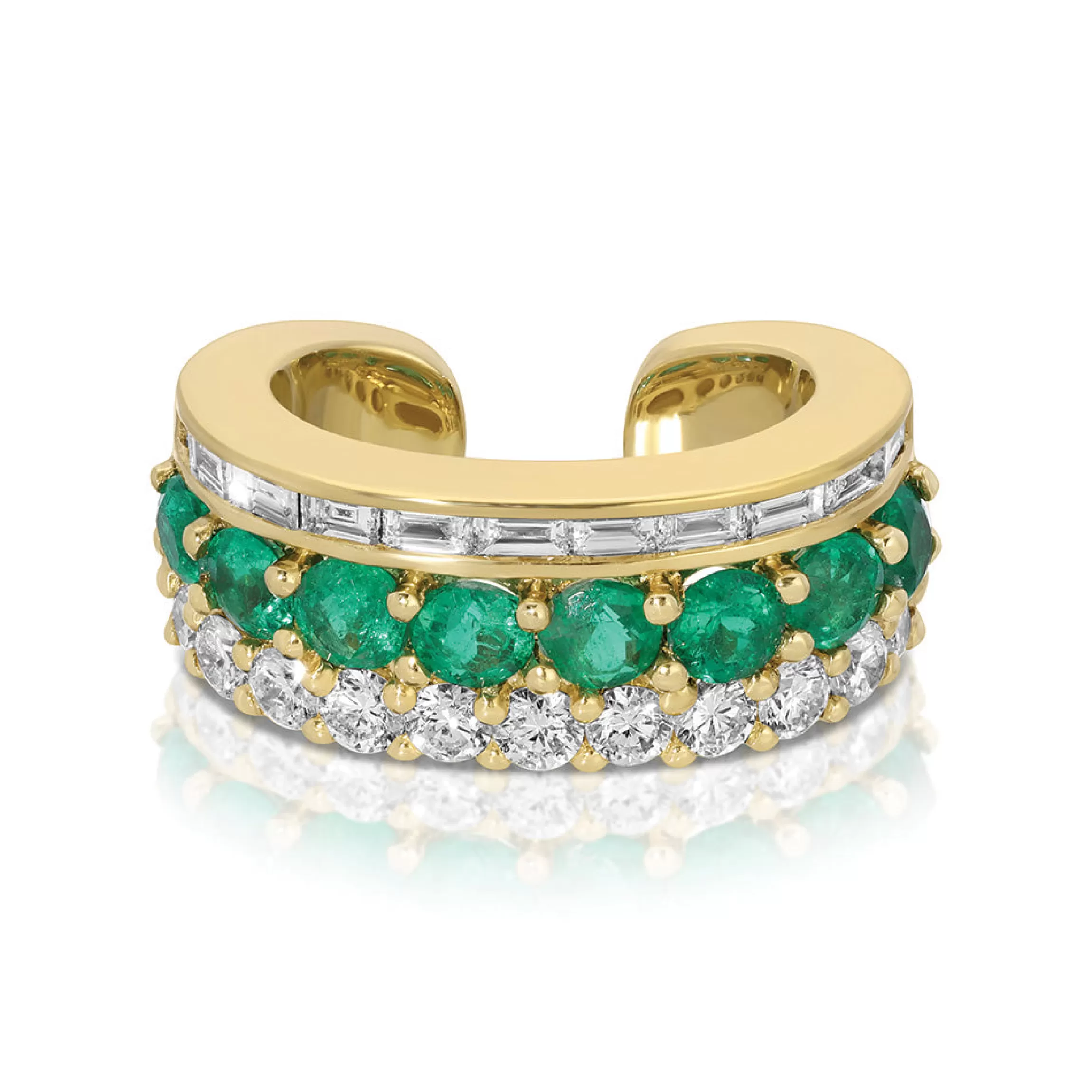 Anita Ko EMERALD LOLA EAR CUFF