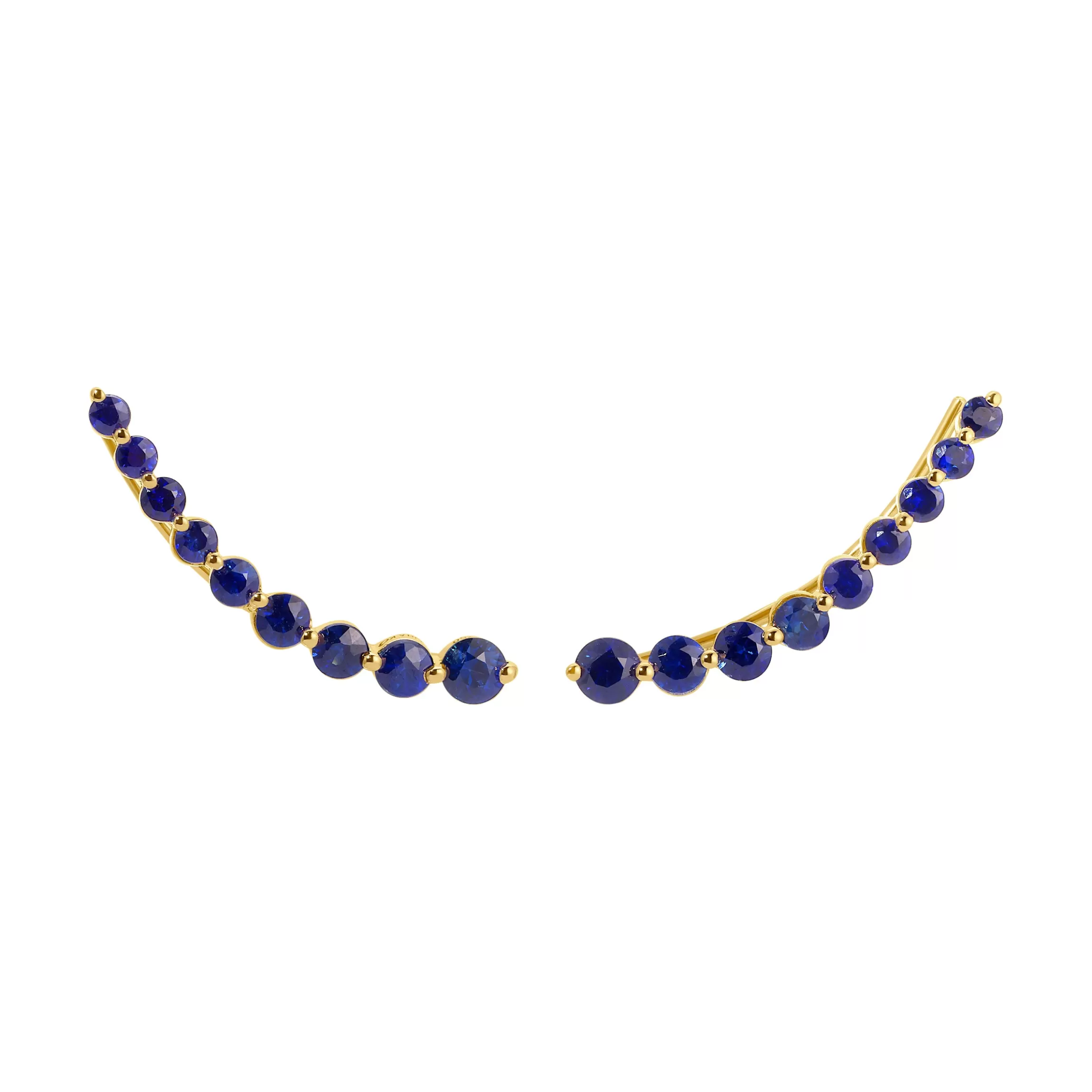 Anita Ko FLOATING BLUE SAPPHIRE EARRING