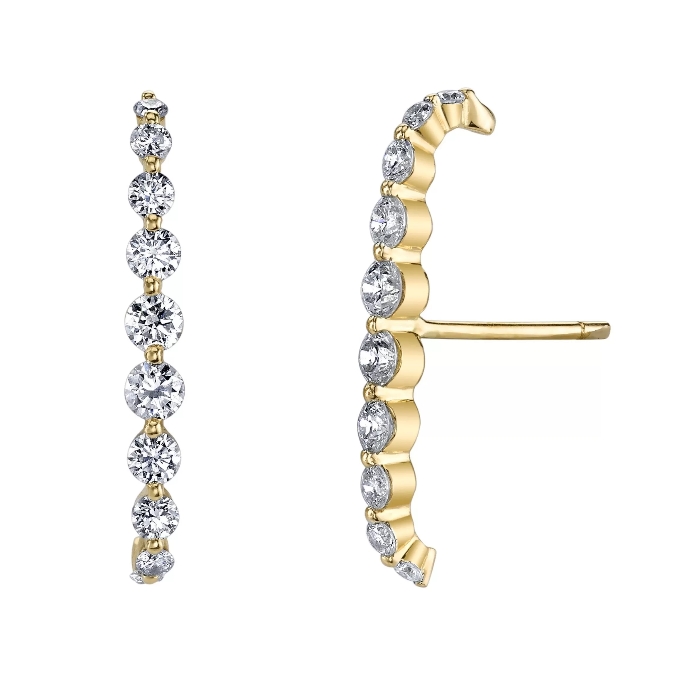 Anita Ko FLOATING DIAMOND LOBE CUFF