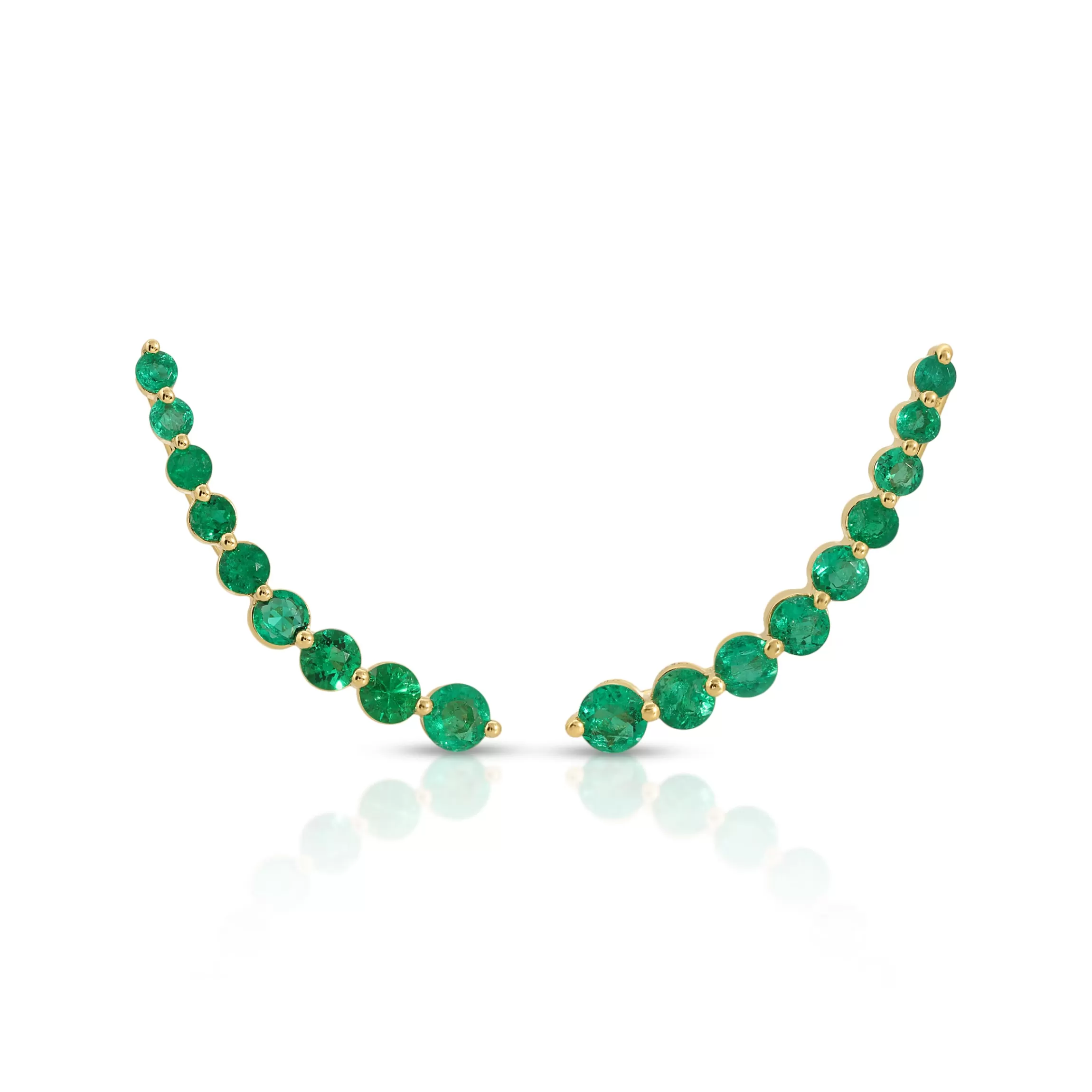 Anita Ko FLOATING EMERALD EARRING