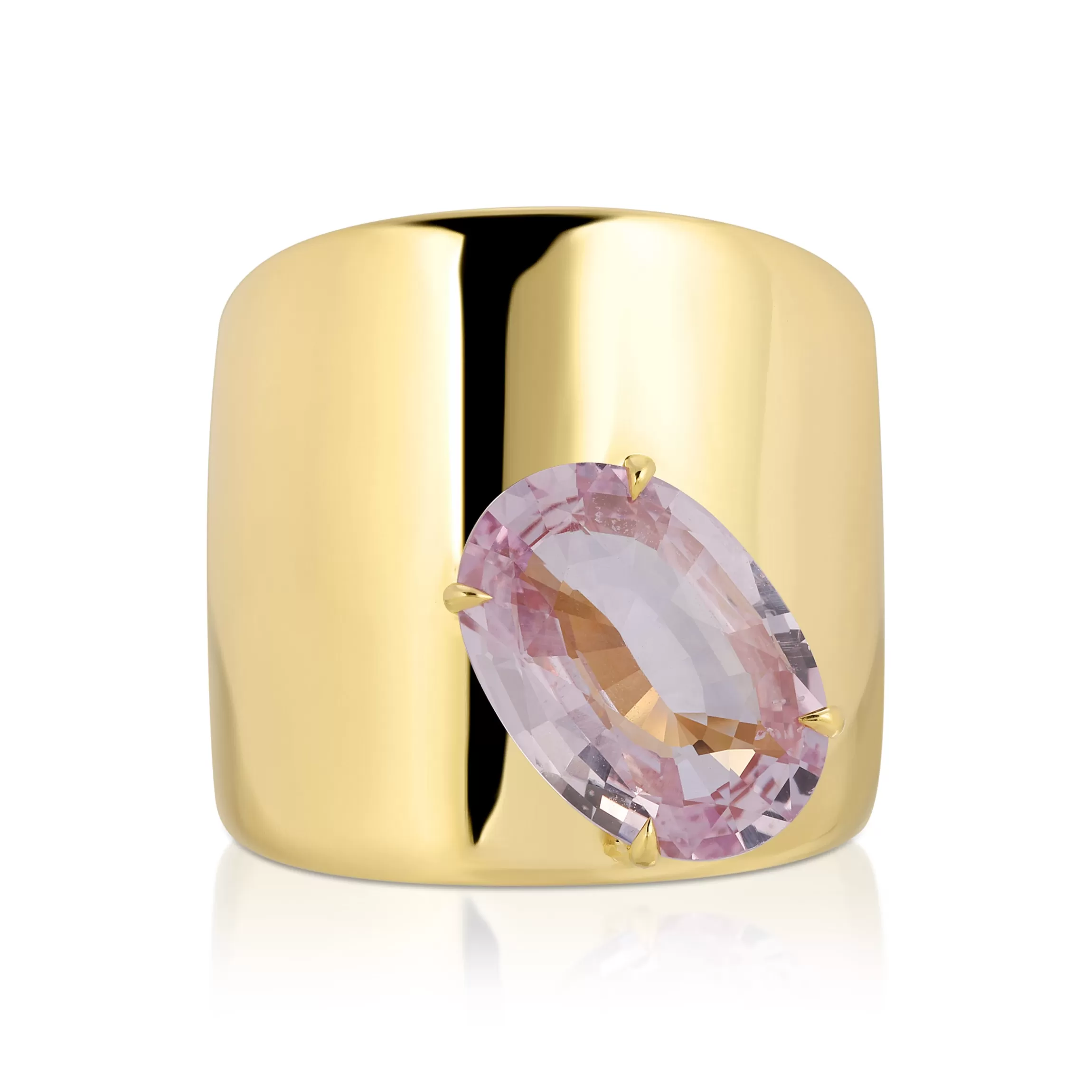 Anita Ko GALAXY RING WITH OVAL PINK SAPPHIRE