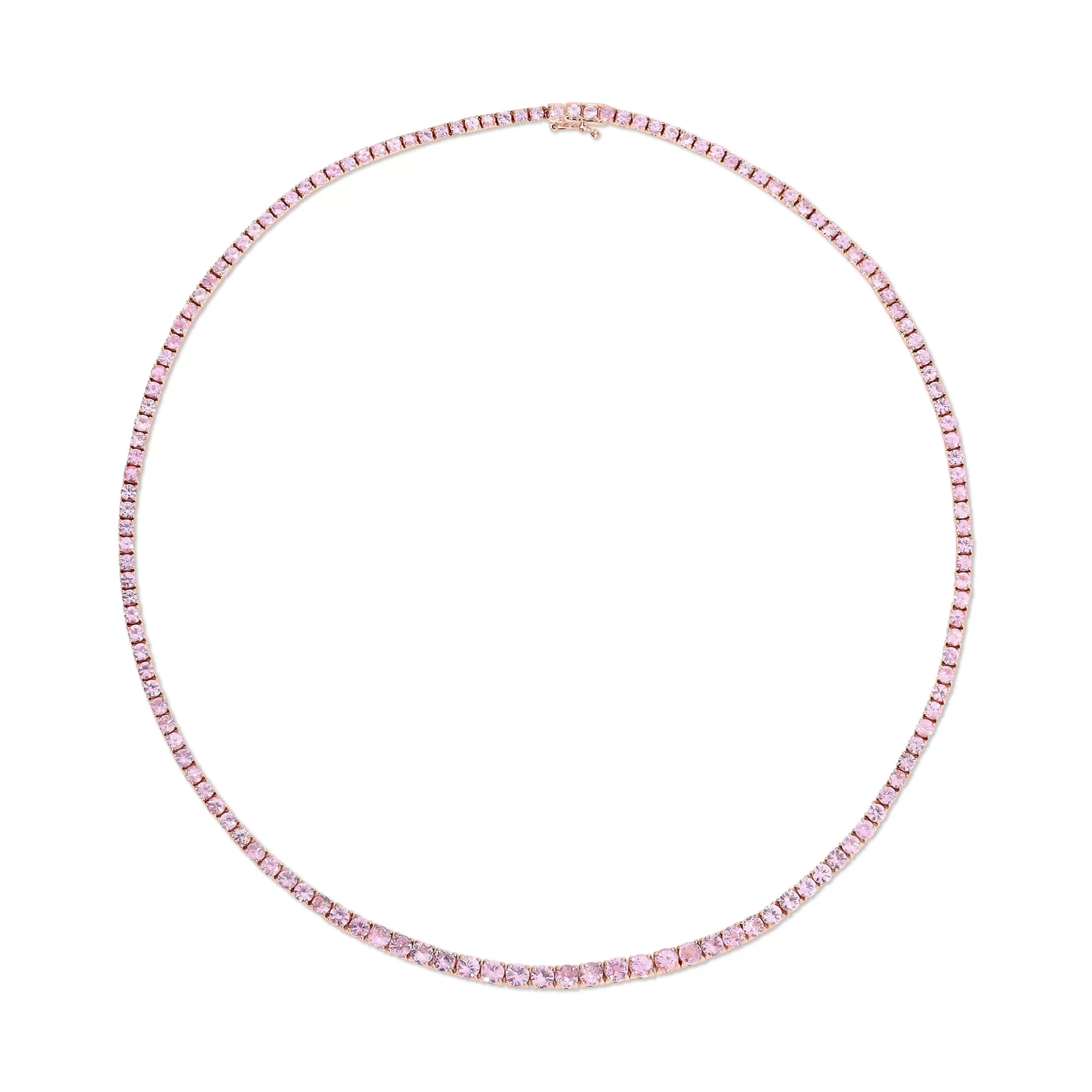 Anita Ko GRADUATED PINK SAPPHIRE HEPBURN CHOKER