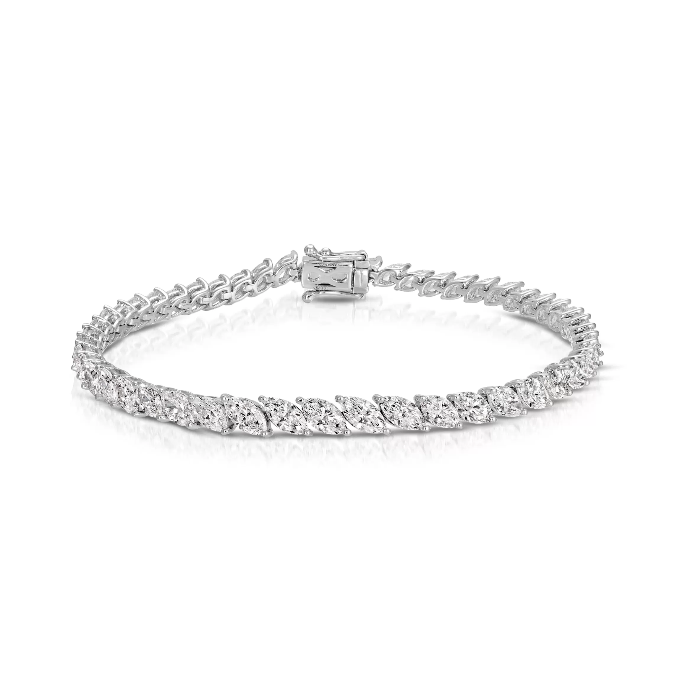 Anita Ko GRADUATED SIDEWAYS MARQUISE DIAMOND BRACELET