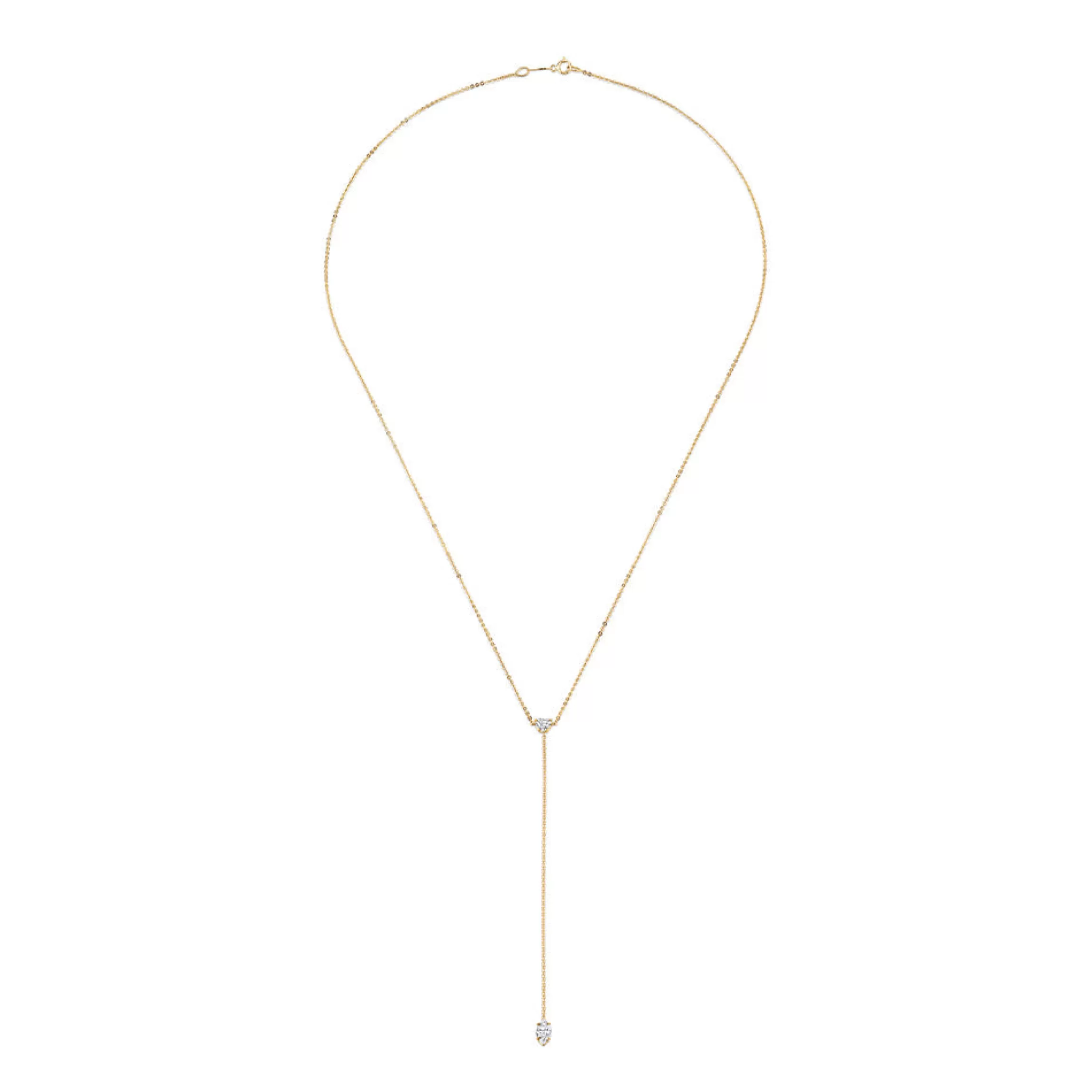 Anita Ko HEART AND MARQUISE DIAMOND LARIAT