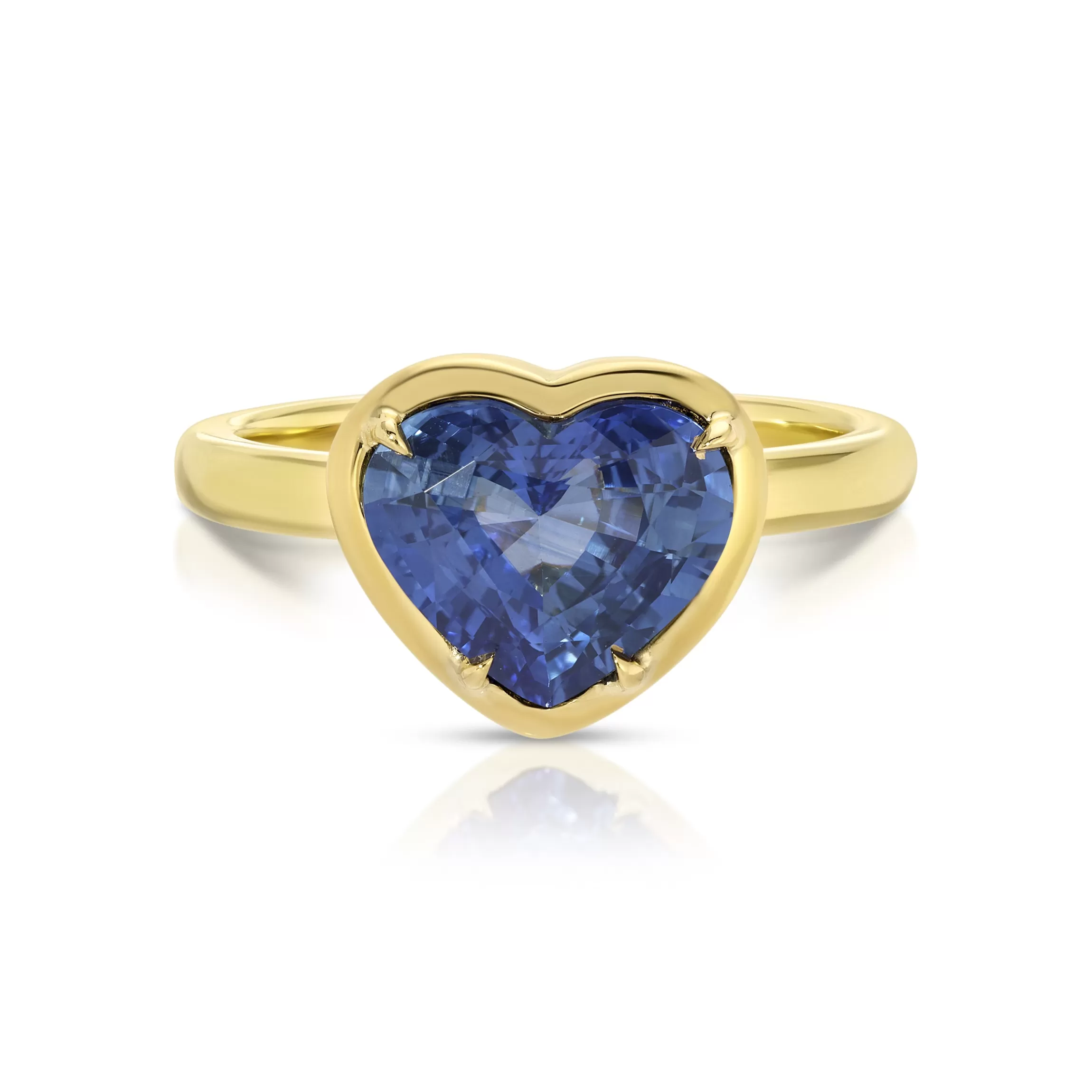 Anita Ko HEART SHAPED BLUE SAPPHIRE RING