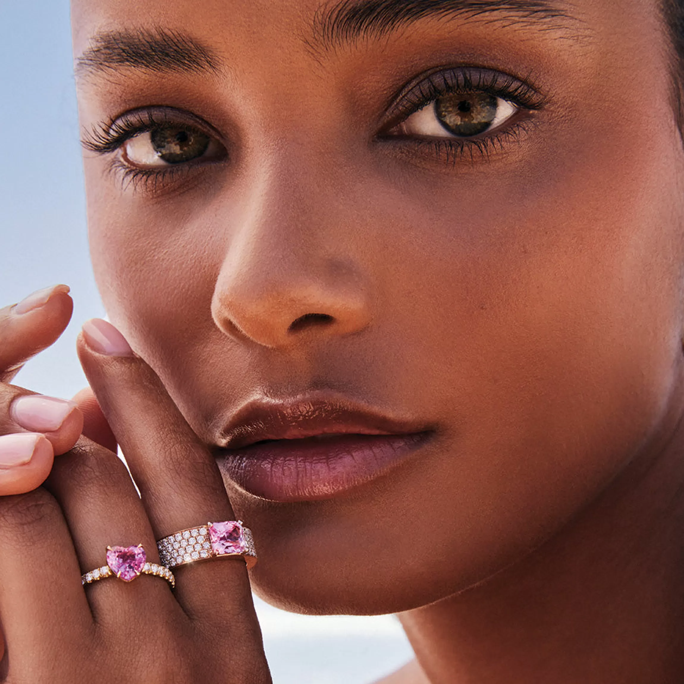 Anita Ko HEART SHAPED PINK SAPPHIRE RING