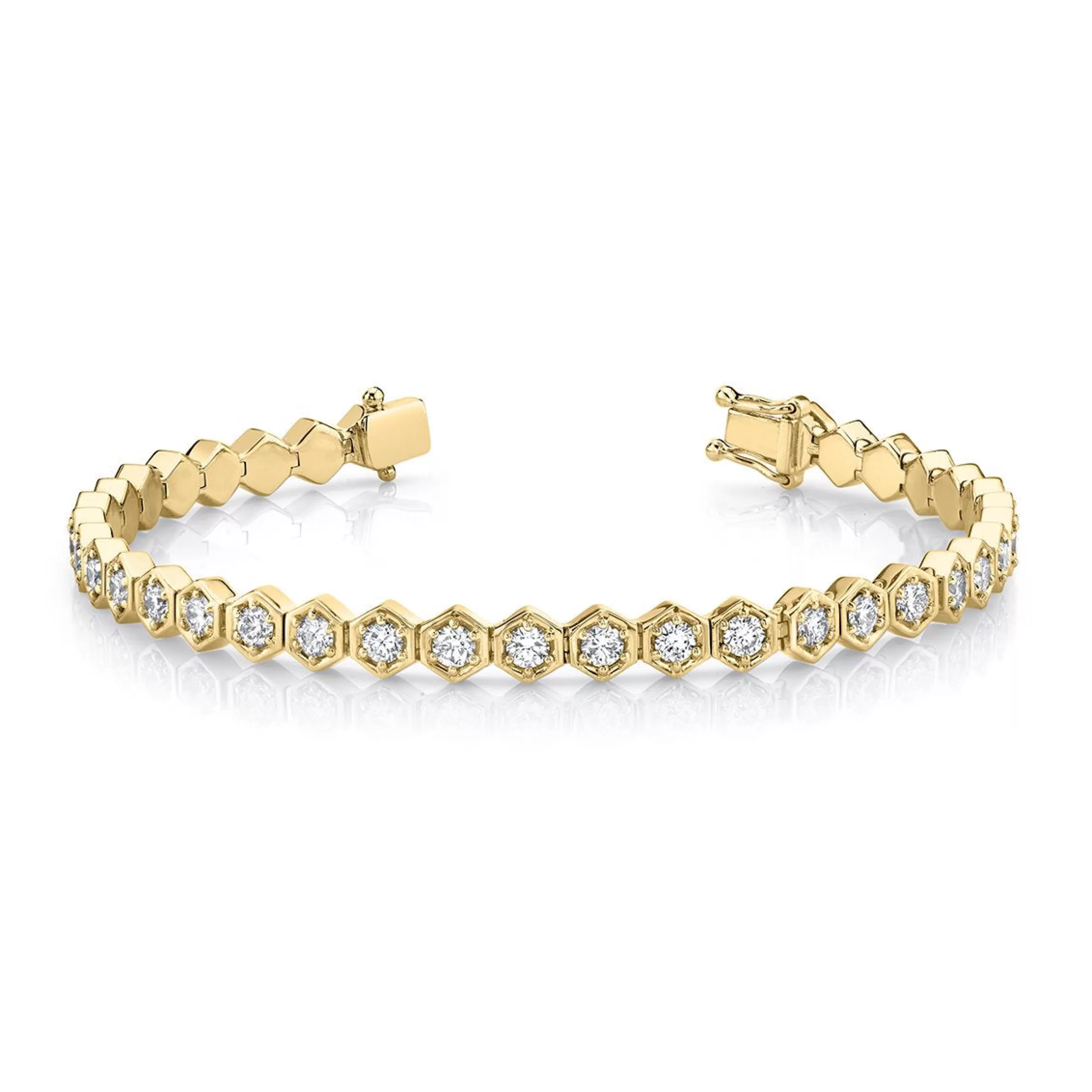 Anita Ko HONEYCOMB DIAMOND TENNIS BRACELET