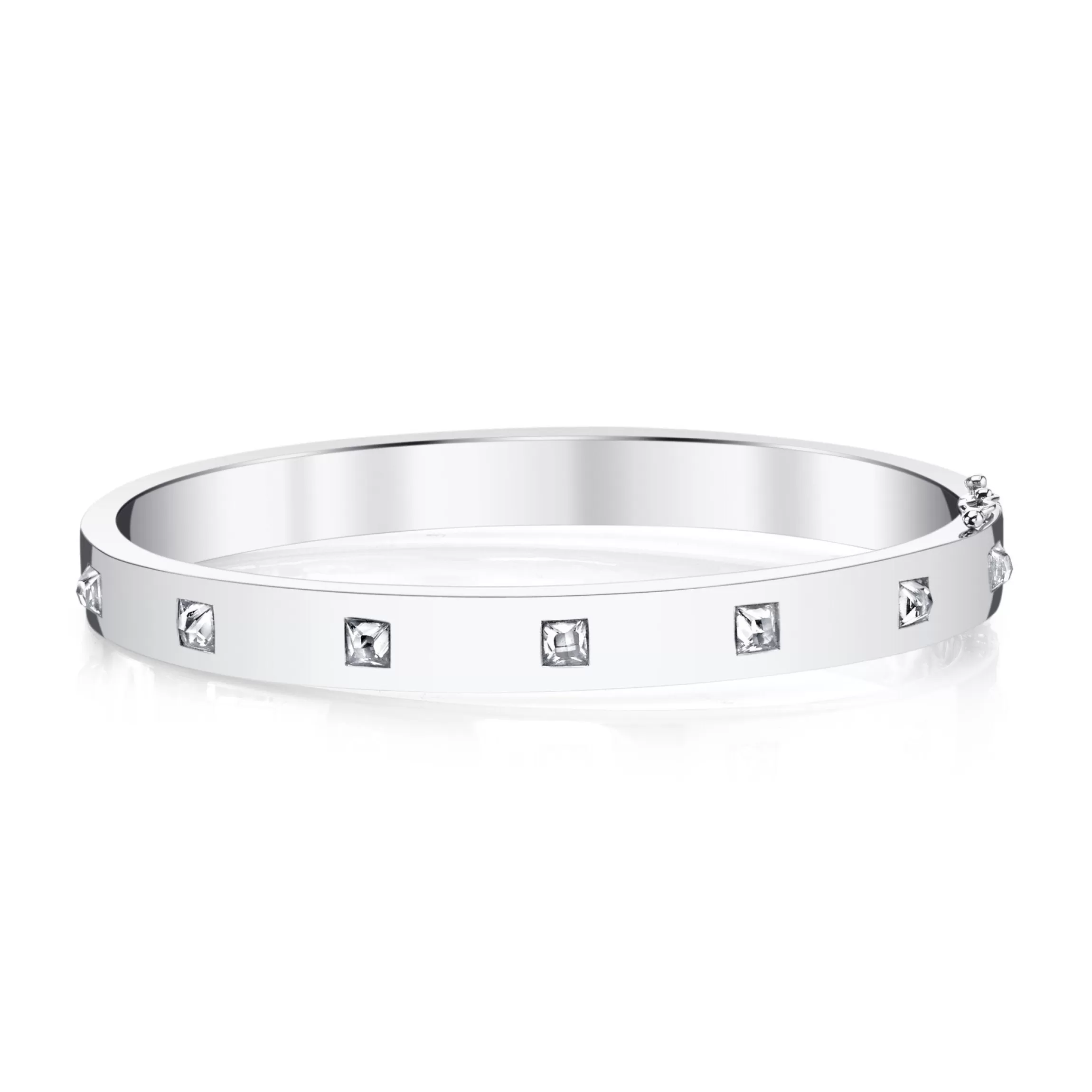 Anita Ko INVERTED DIAMOND PRINCESS CUT OVAL BRACELET