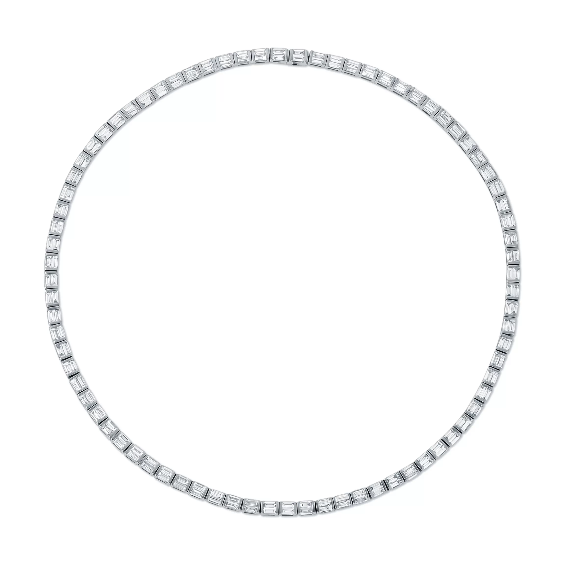 Anita Ko LARGE BAGUETTE DIAMOND CHOKER