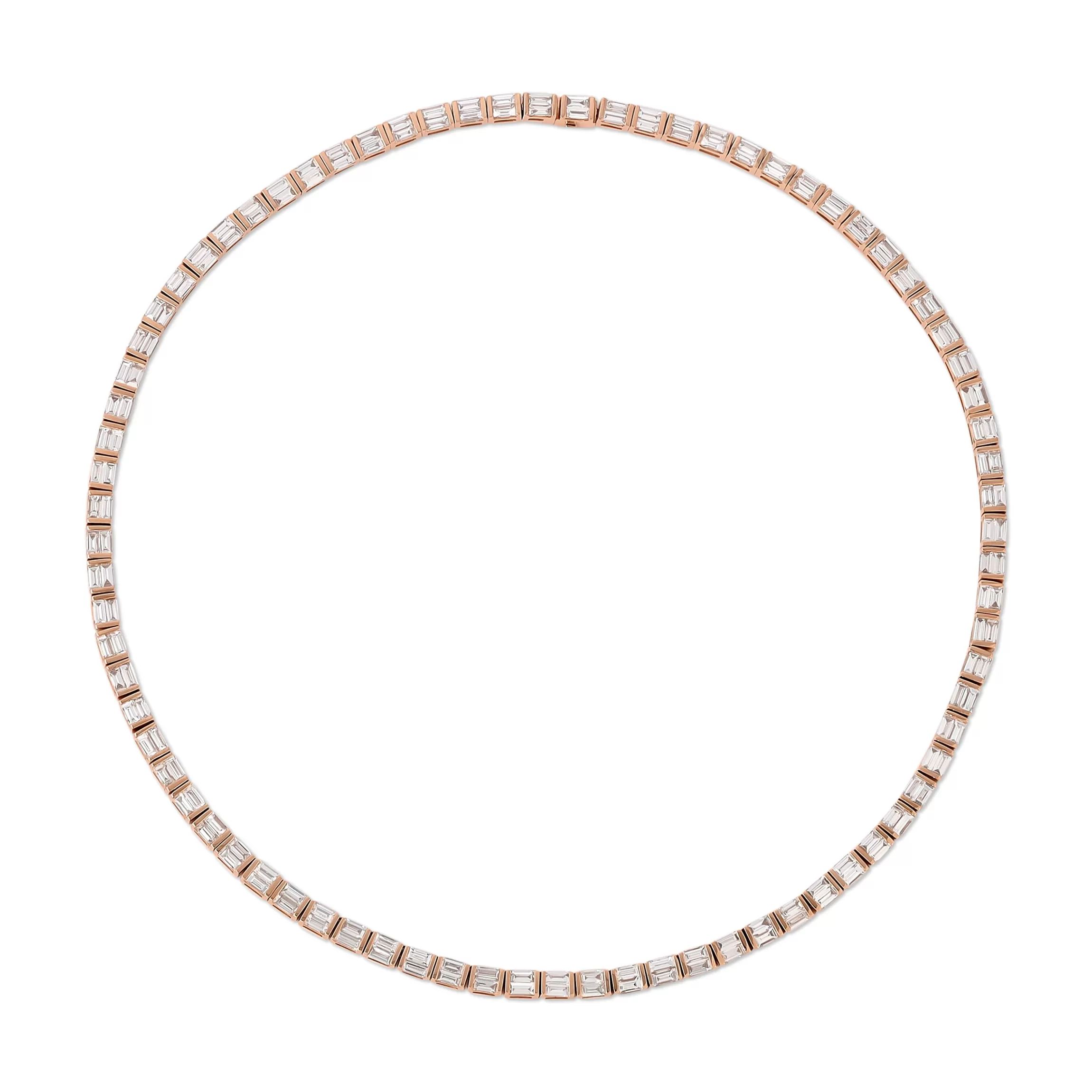 Anita Ko LARGE BAGUETTE DIAMOND CHOKER