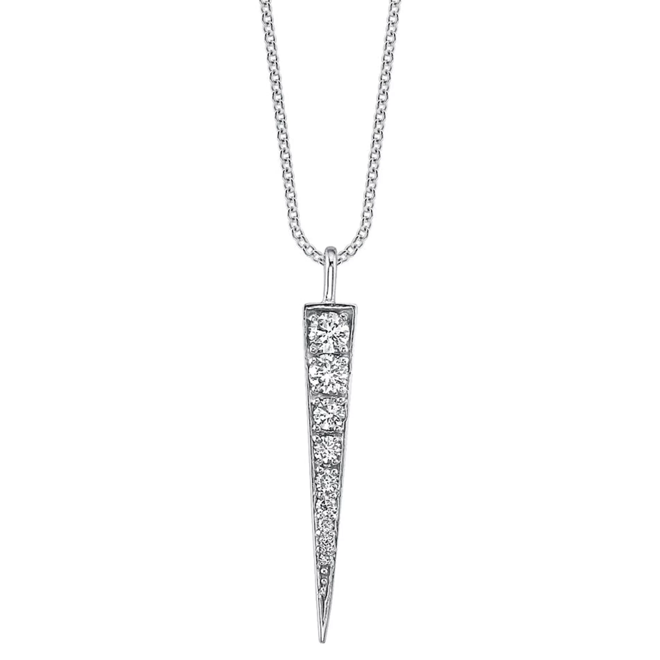 Anita Ko LARGE DIAMOND DAGGER NECKLACE