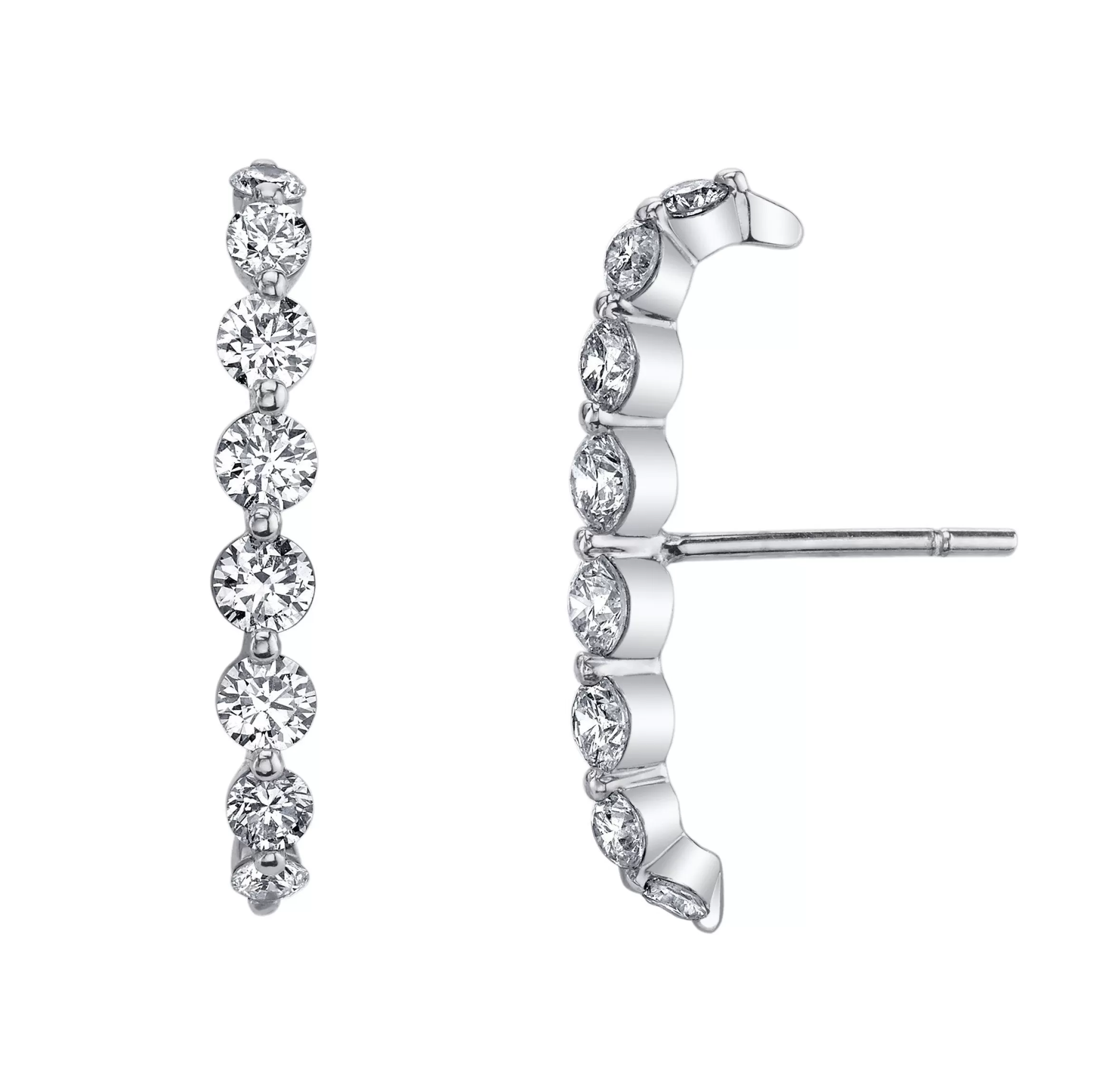 Anita Ko LARGE DIAMOND FLOATING LOBE CUFF