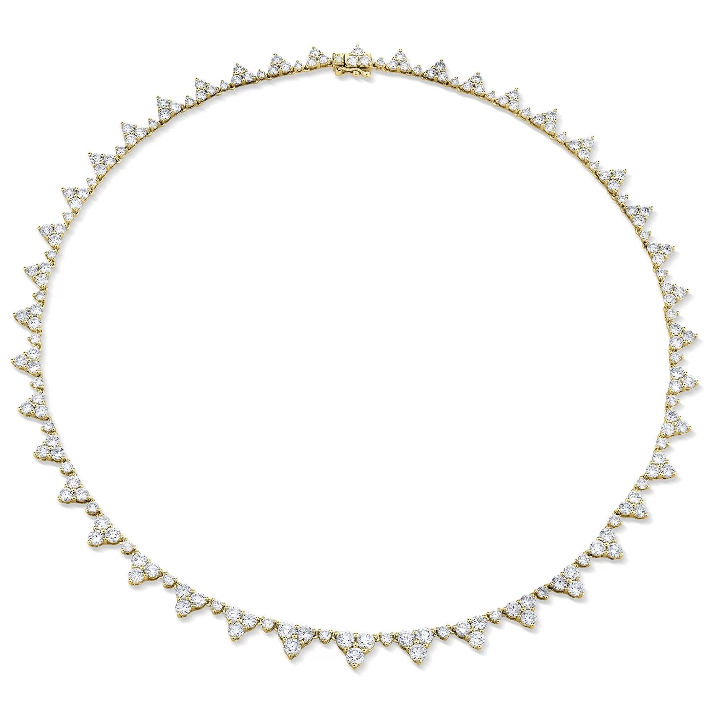 Anita Ko LARGE DIAMOND TRIANGLE ETERNITY CHOKER