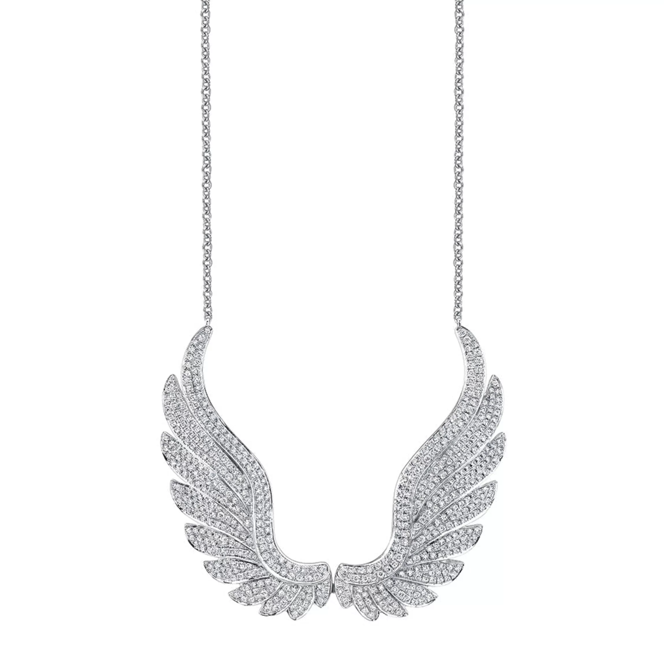 Anita Ko LARGE DIAMOND WING NECKLACE