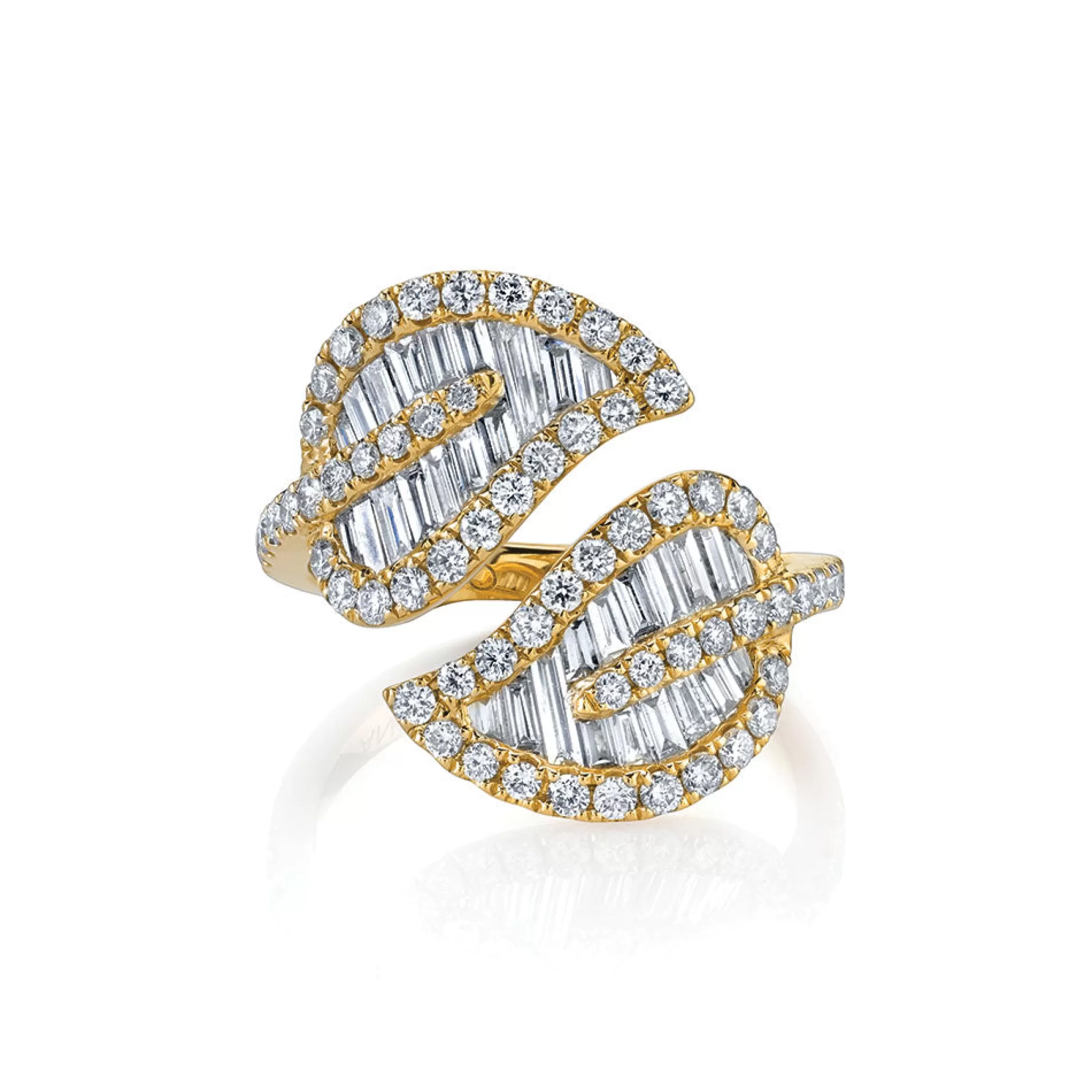 Anita Ko LARGE LEAF DIAMOND RING