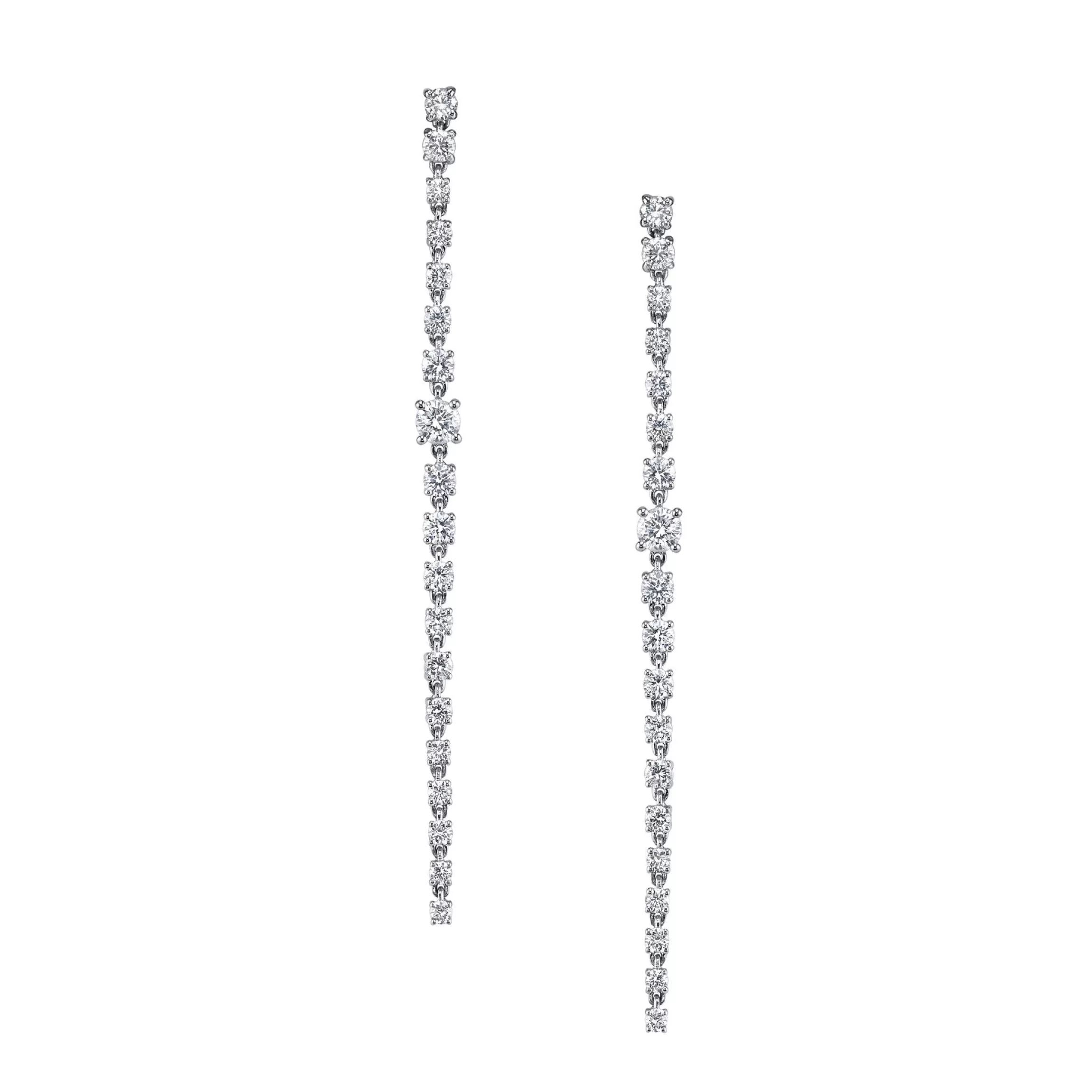 Anita Ko LONG DIAMOND ROPE EARRINGS