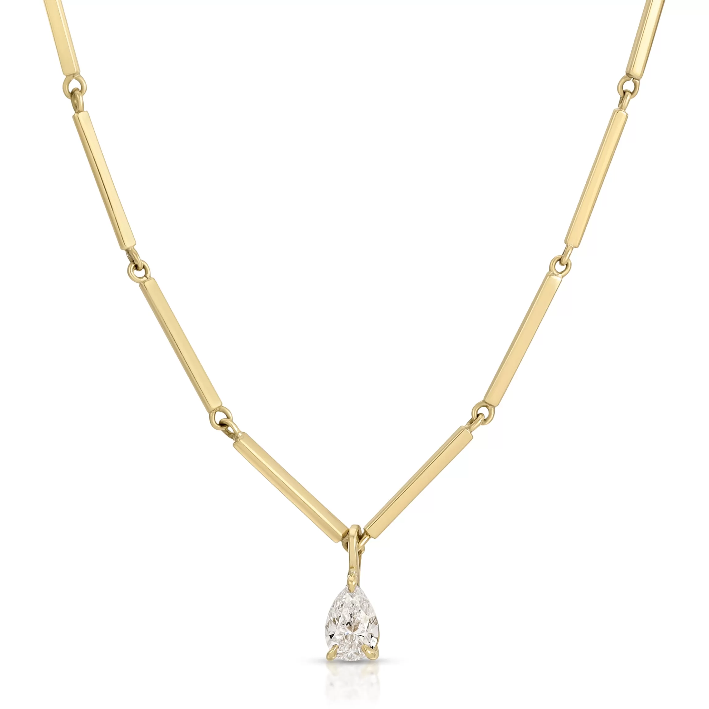 Anita Ko LOUISE NECKLACE WITH .40CT PEAR DIAMOND PENDANT