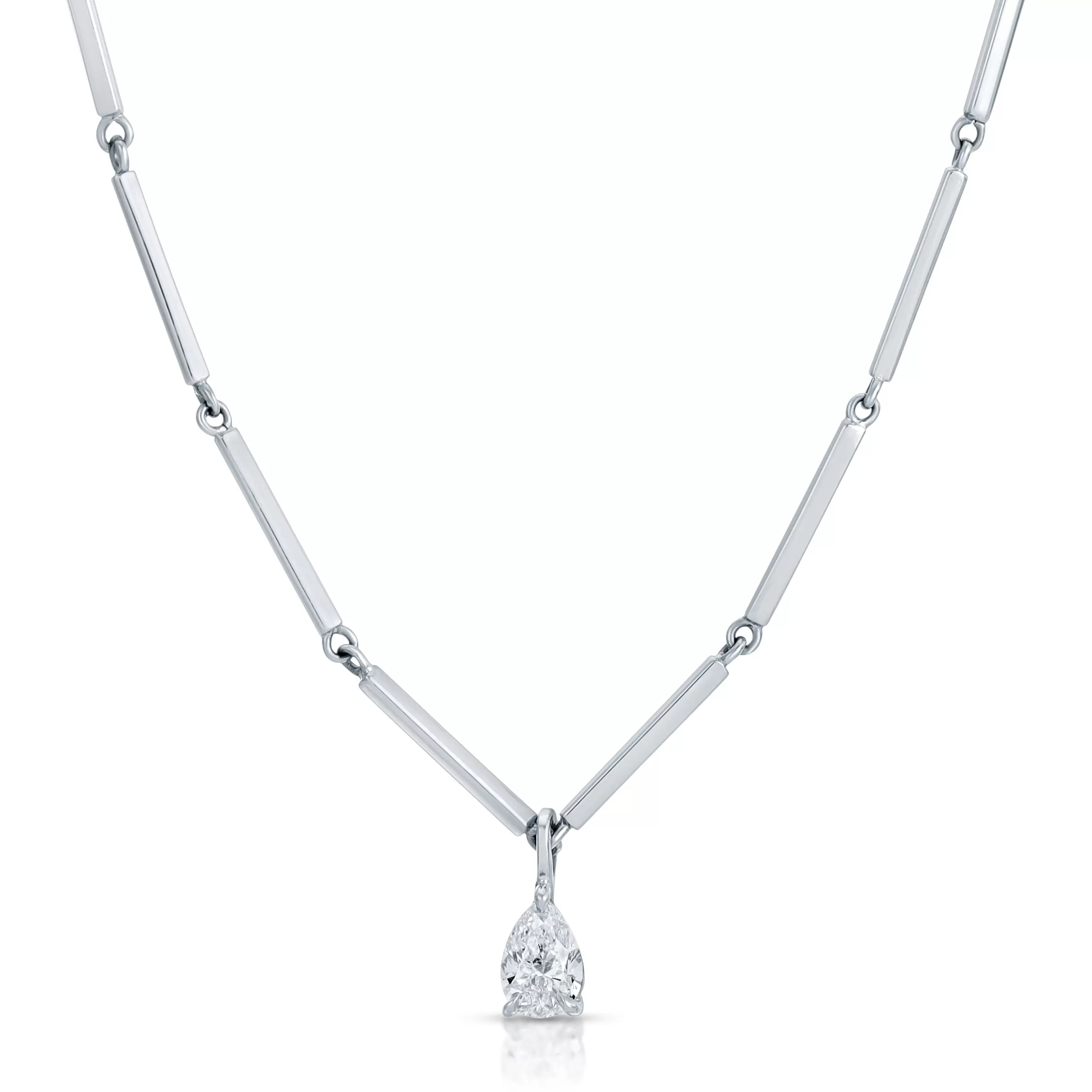 Anita Ko LOUISE NECKLACE WITH .40CT PEAR DIAMOND PENDANT