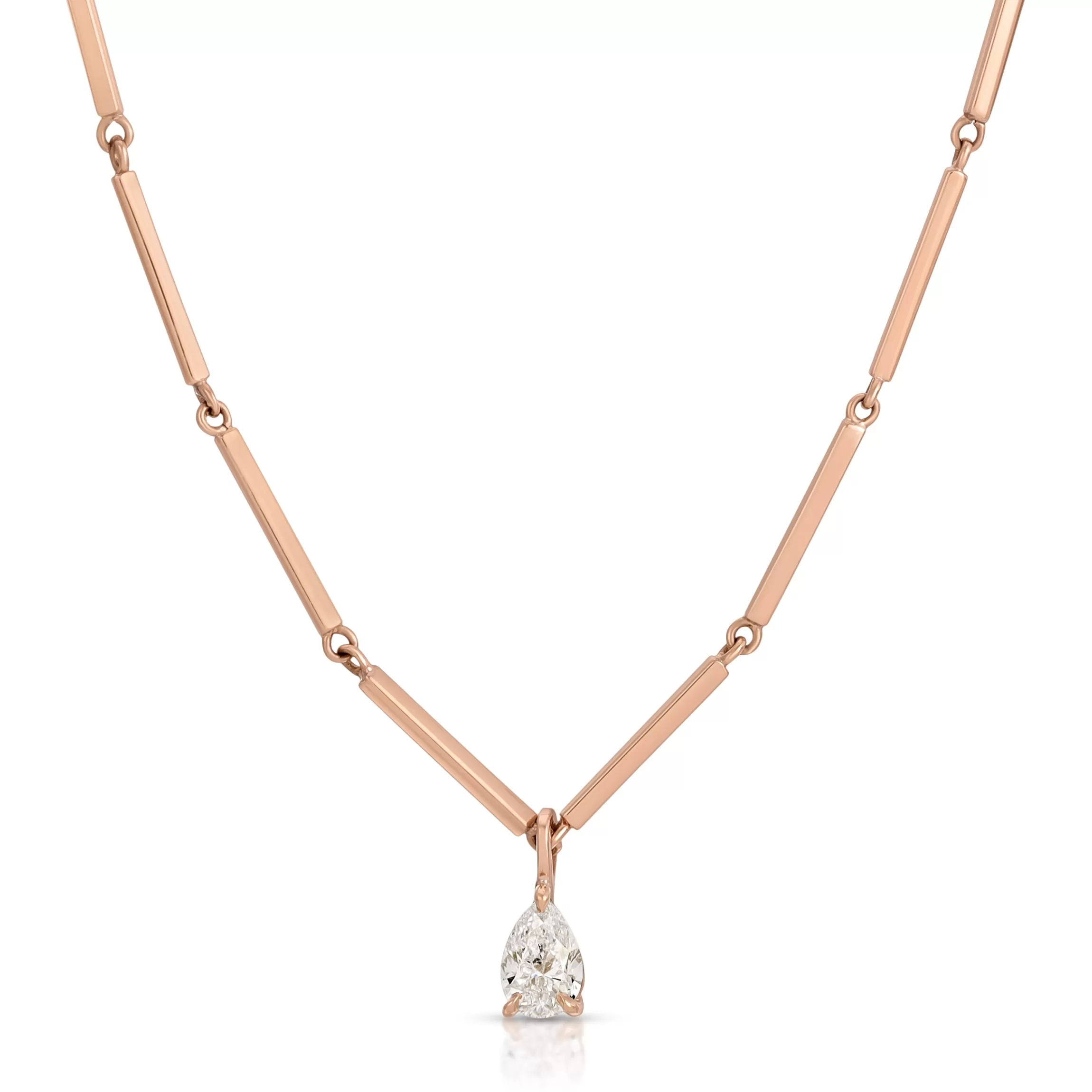 Anita Ko LOUISE NECKLACE WITH PEAR DIAMOND PENDANT