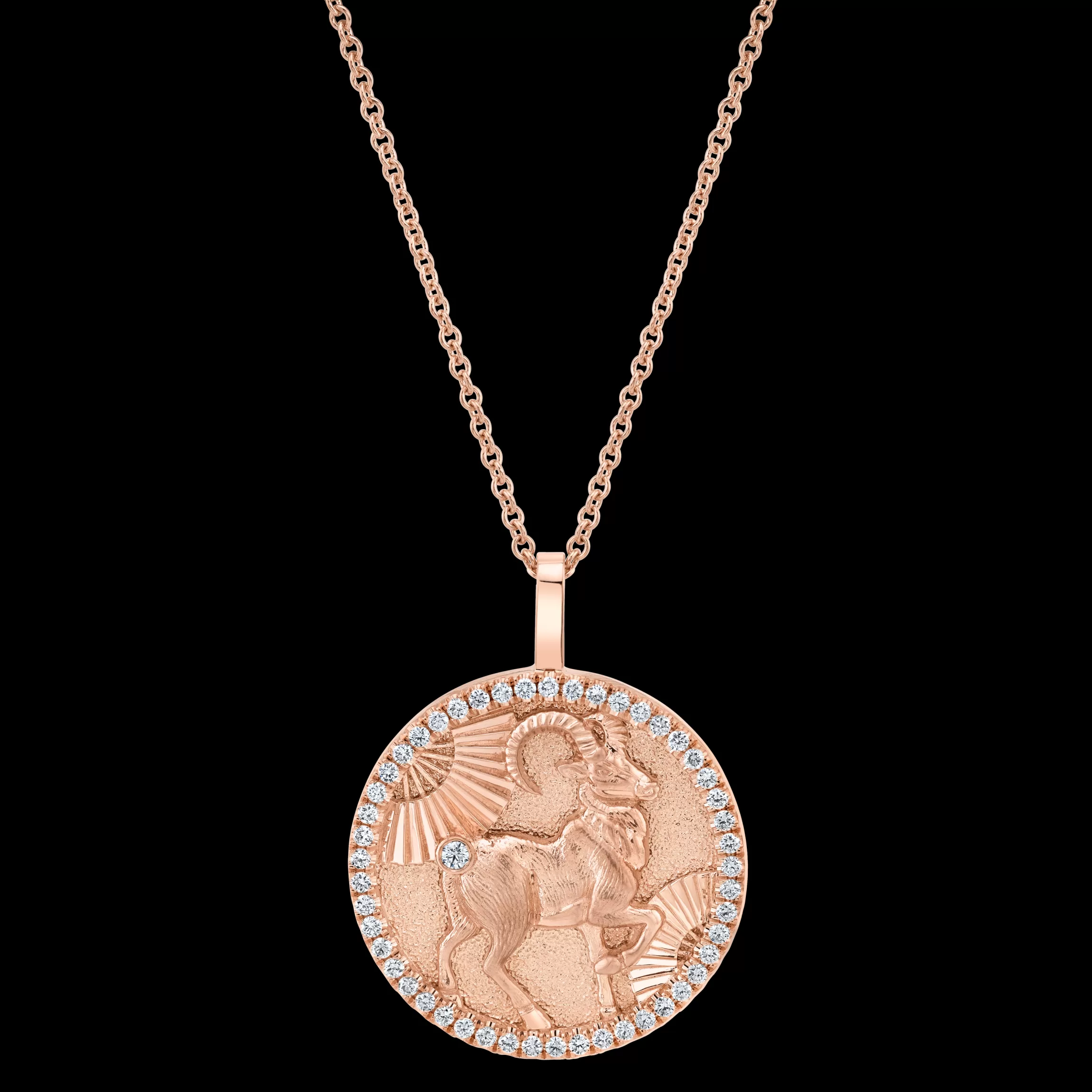 Homme Anita Ko LUCKY DIAMOND GOAT TALISMAN