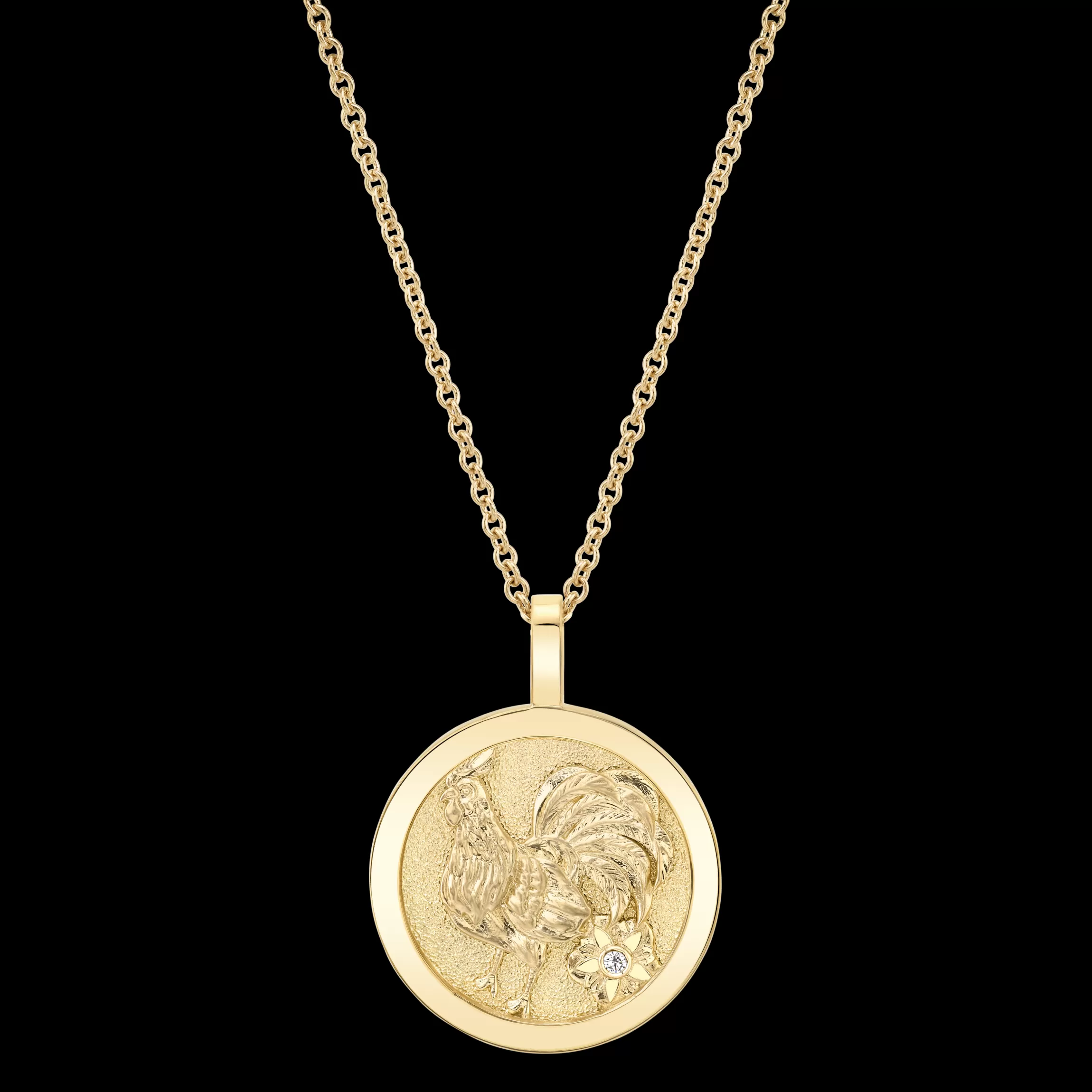 Homme Anita Ko LUCKY ROOSTER TALISMAN