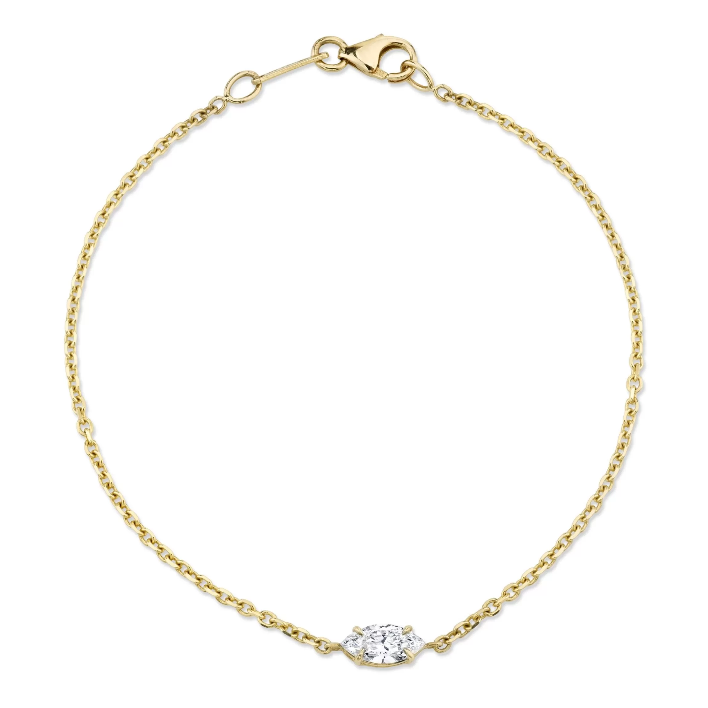 Anita Ko MARQUISE DIAMOND CHAIN BRACELET